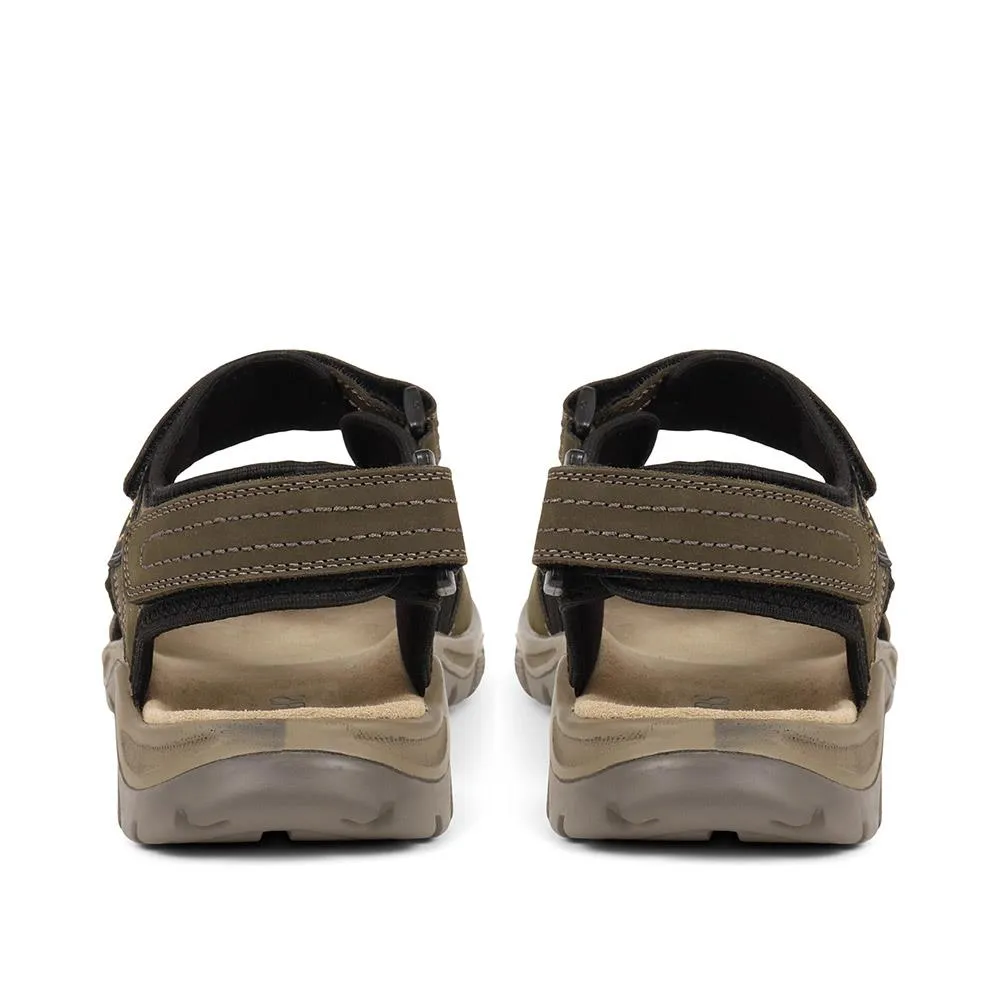 Adjustable Leather Walking Sandals - DDIN37013 / 323 361