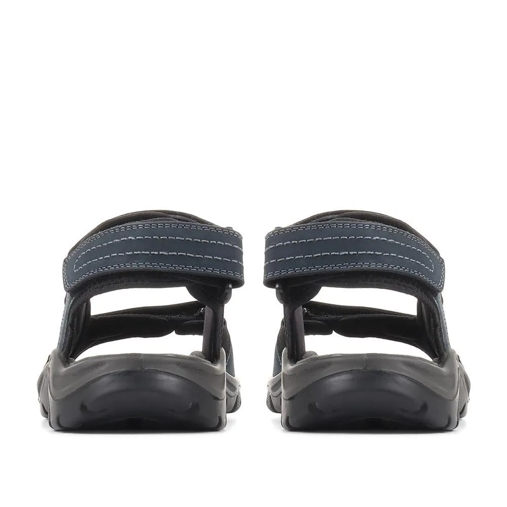 Adjustable Leather Walking Sandals - DDIN37013 / 323 361