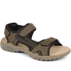 Adjustable Leather Walking Sandals - DDIN37013 / 323 361