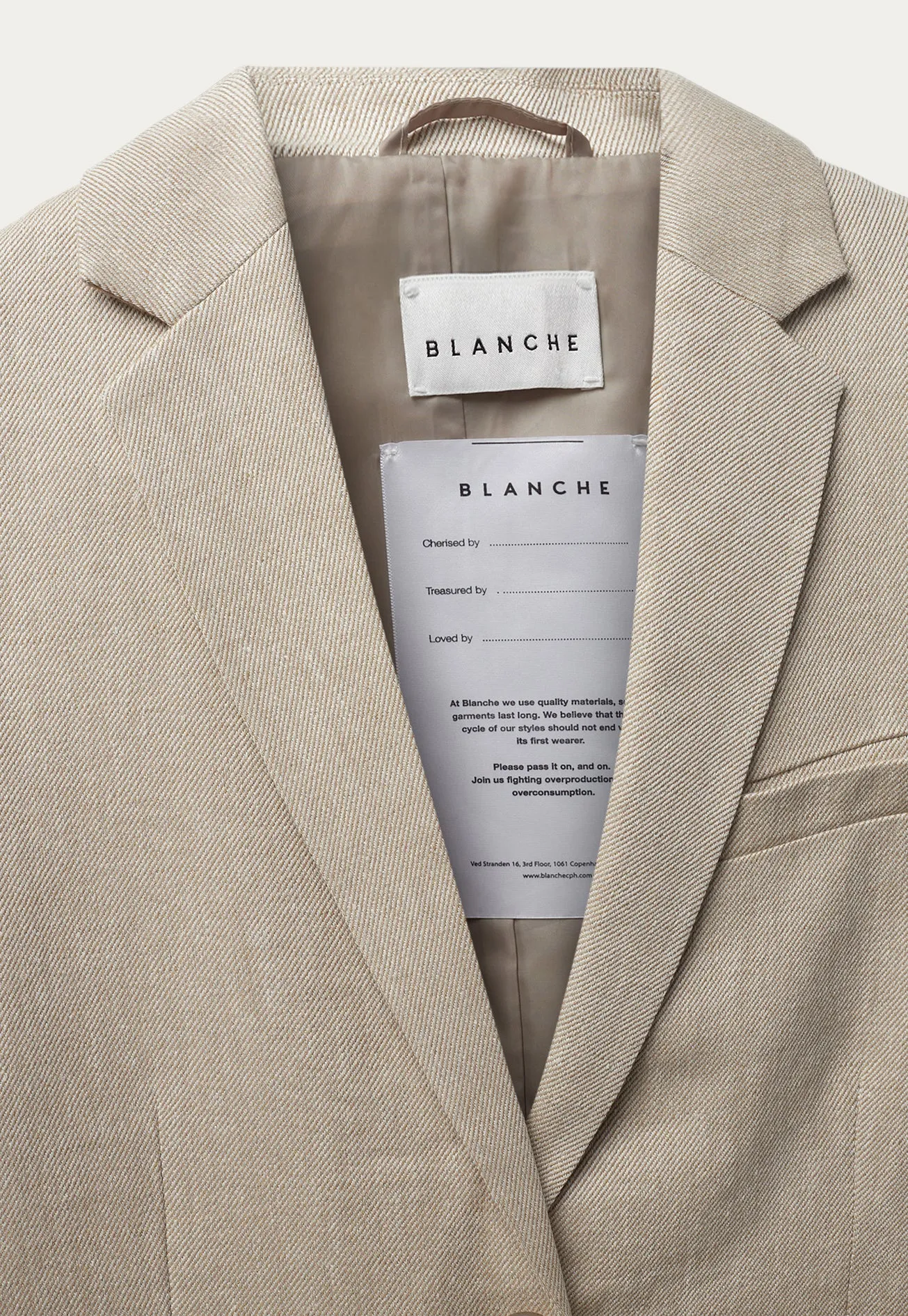 Aestas-BL Blazer - Oxford Tan