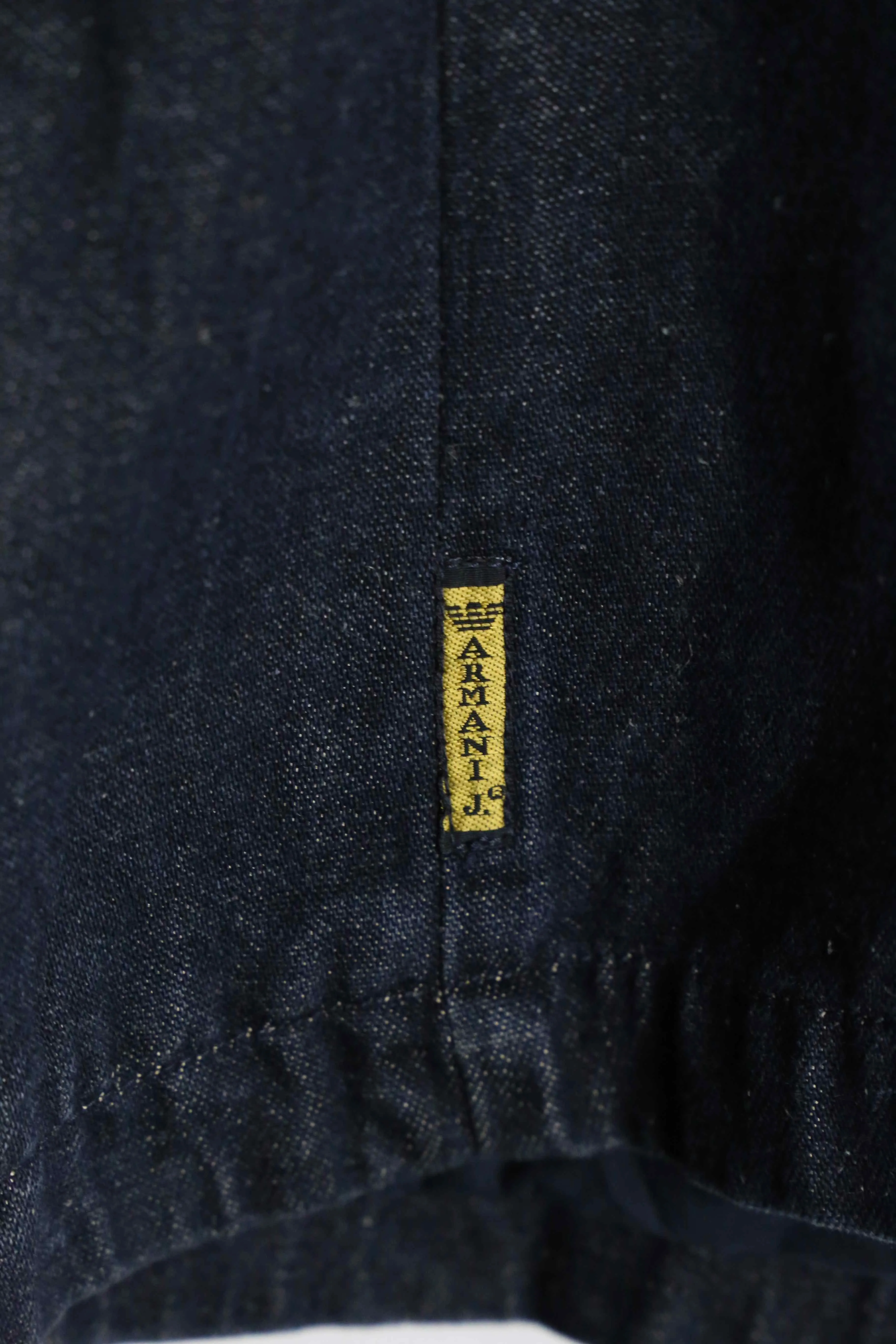 ”ARMANI JEANS” dark indigo color easy tailored jacket