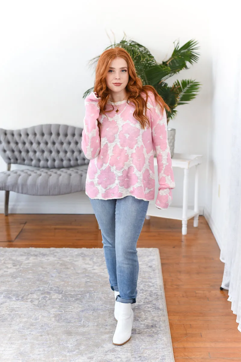 Belle Floral Sweater FINAL SALE