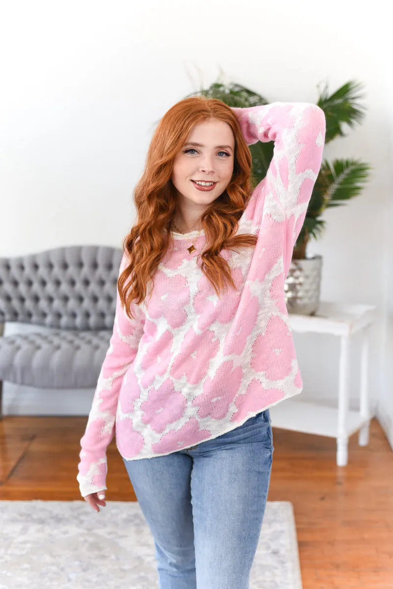 Belle Floral Sweater FINAL SALE