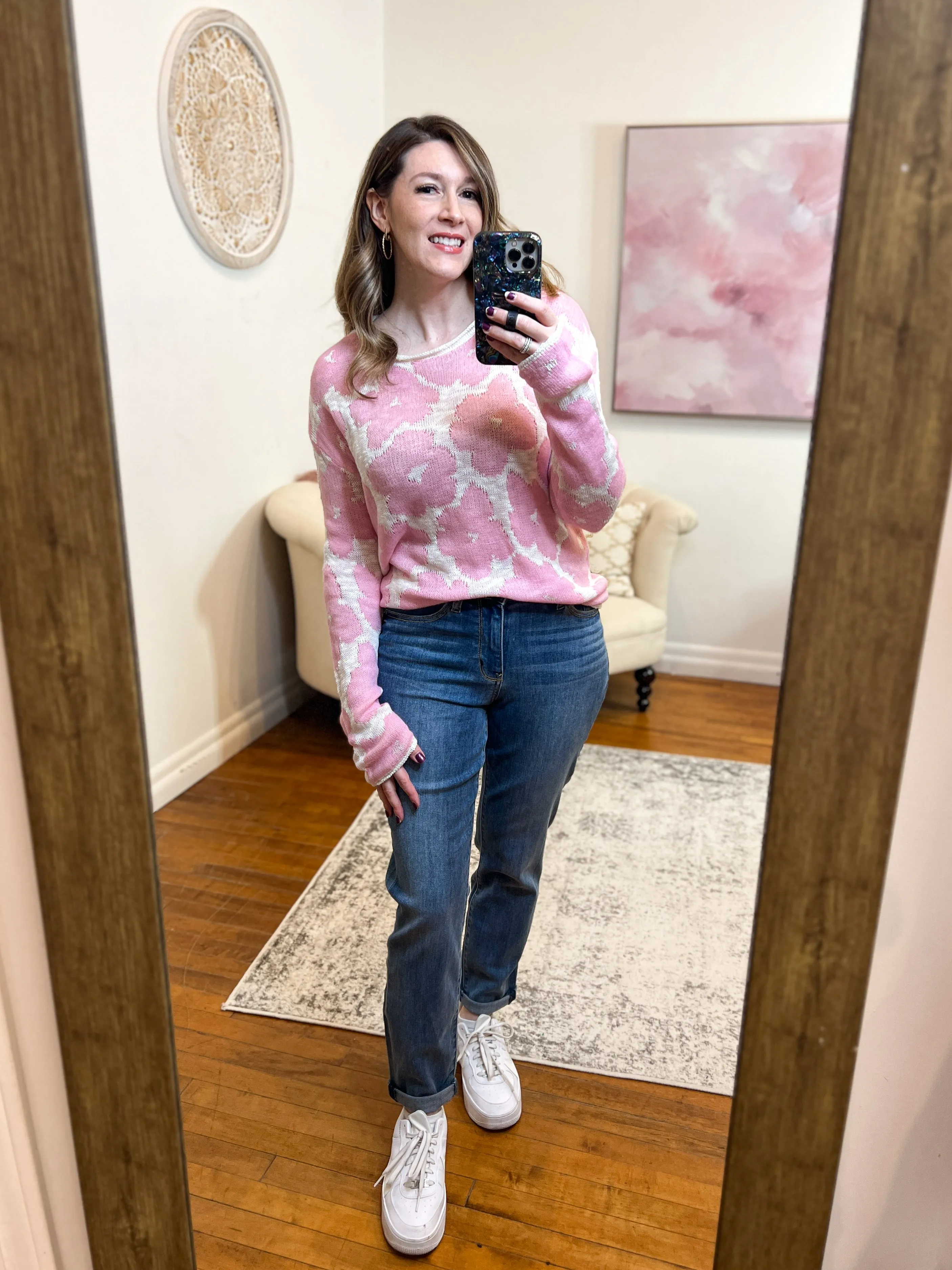 Belle Floral Sweater FINAL SALE