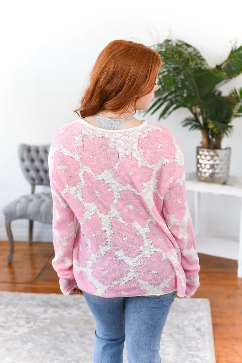 Belle Floral Sweater FINAL SALE