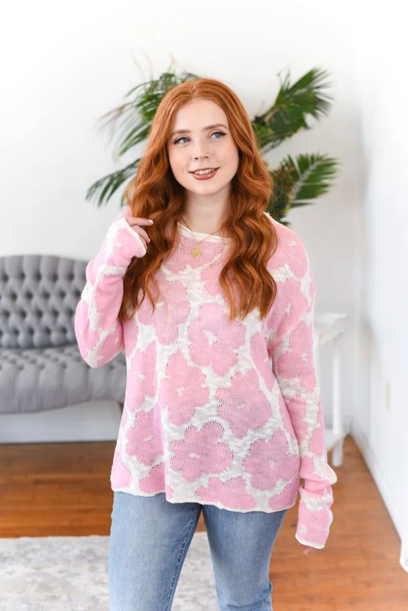 Belle Floral Sweater FINAL SALE