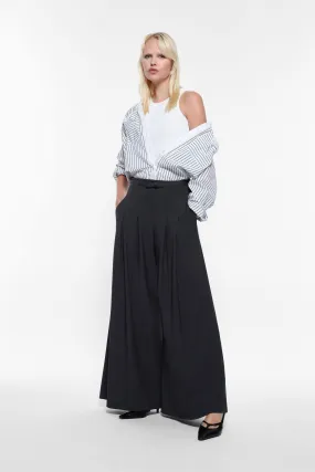 Belted Palazzo Trousers
