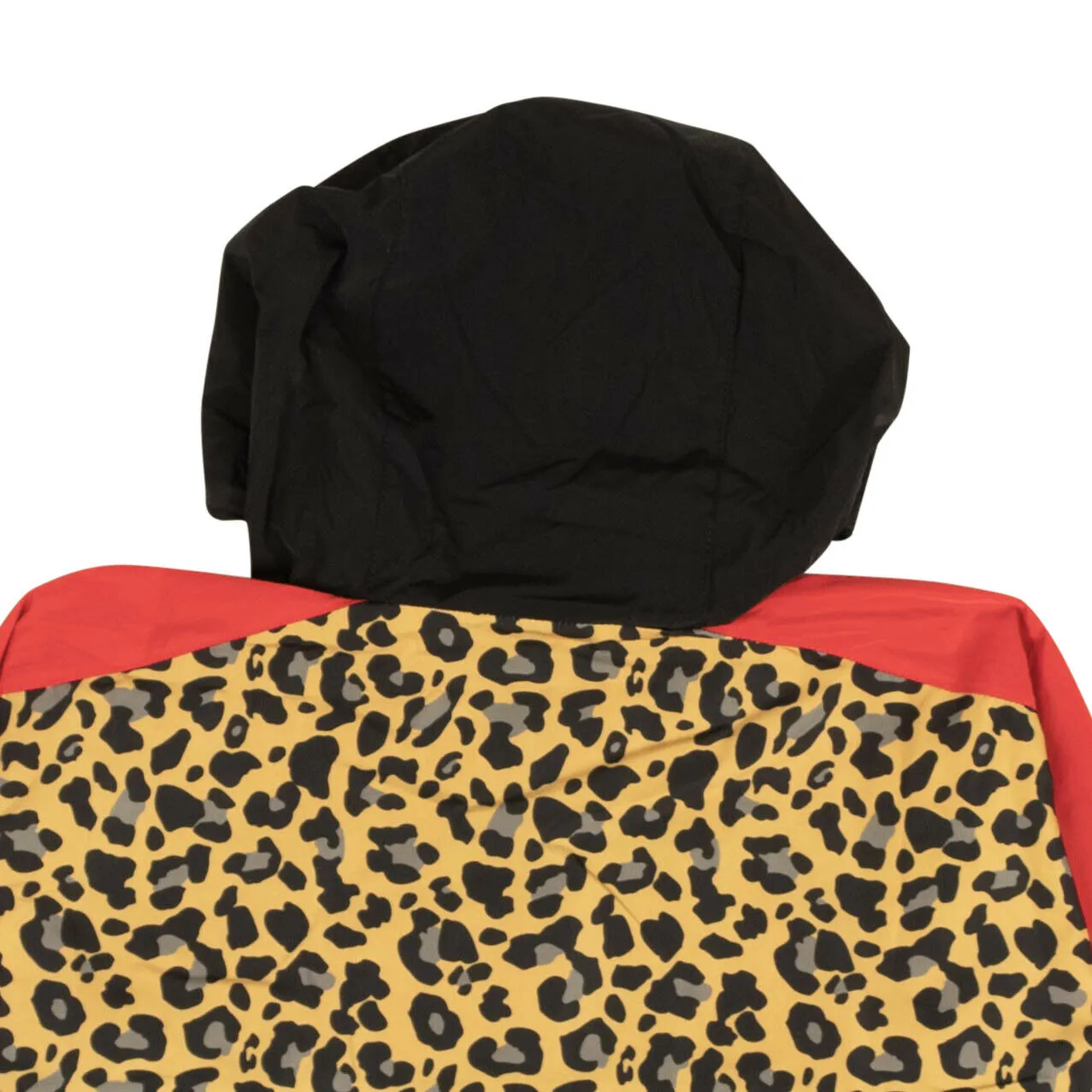 Black And Red Leopard Windbreaker
