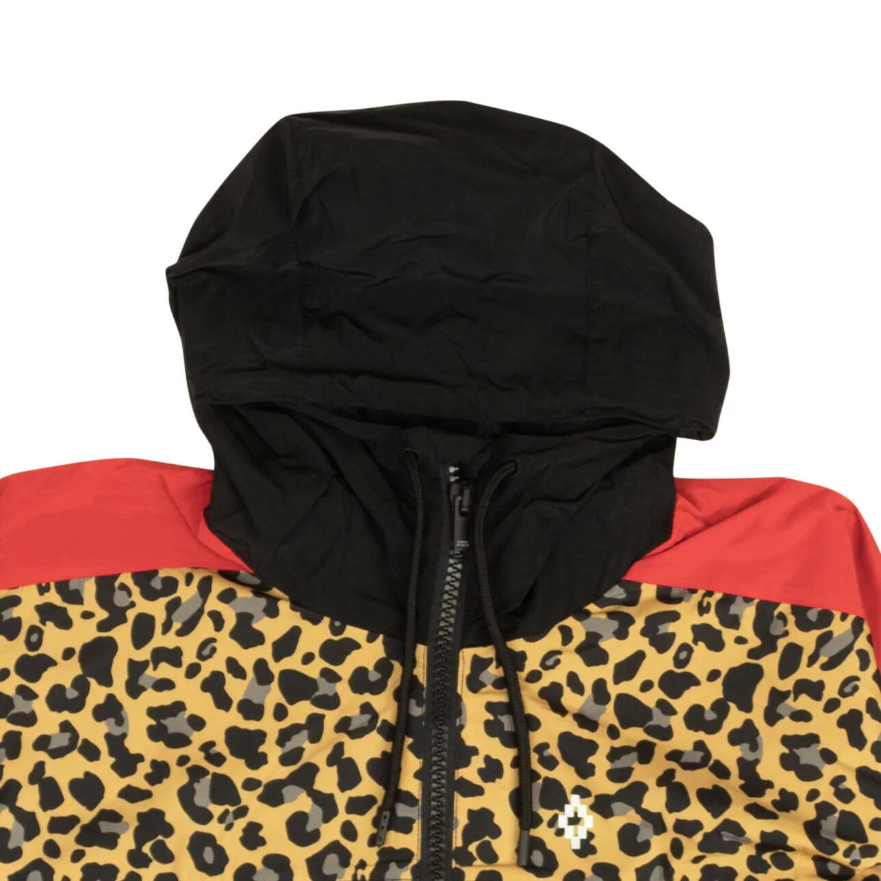 Black And Red Leopard Windbreaker