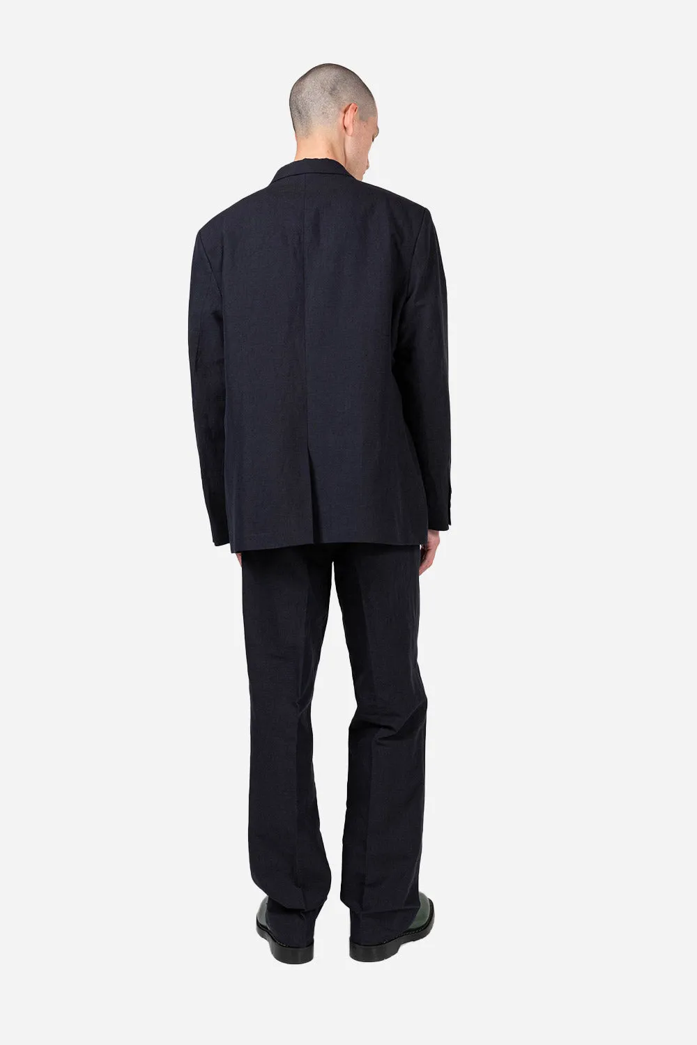 Blazer Cotton Linen - Dark Navy