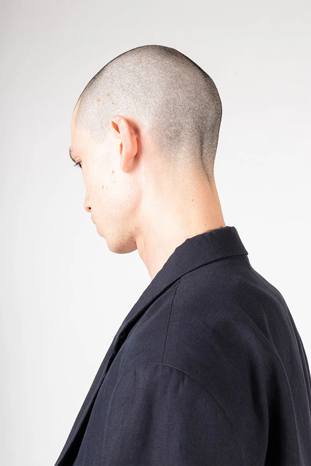 Blazer Cotton Linen - Dark Navy