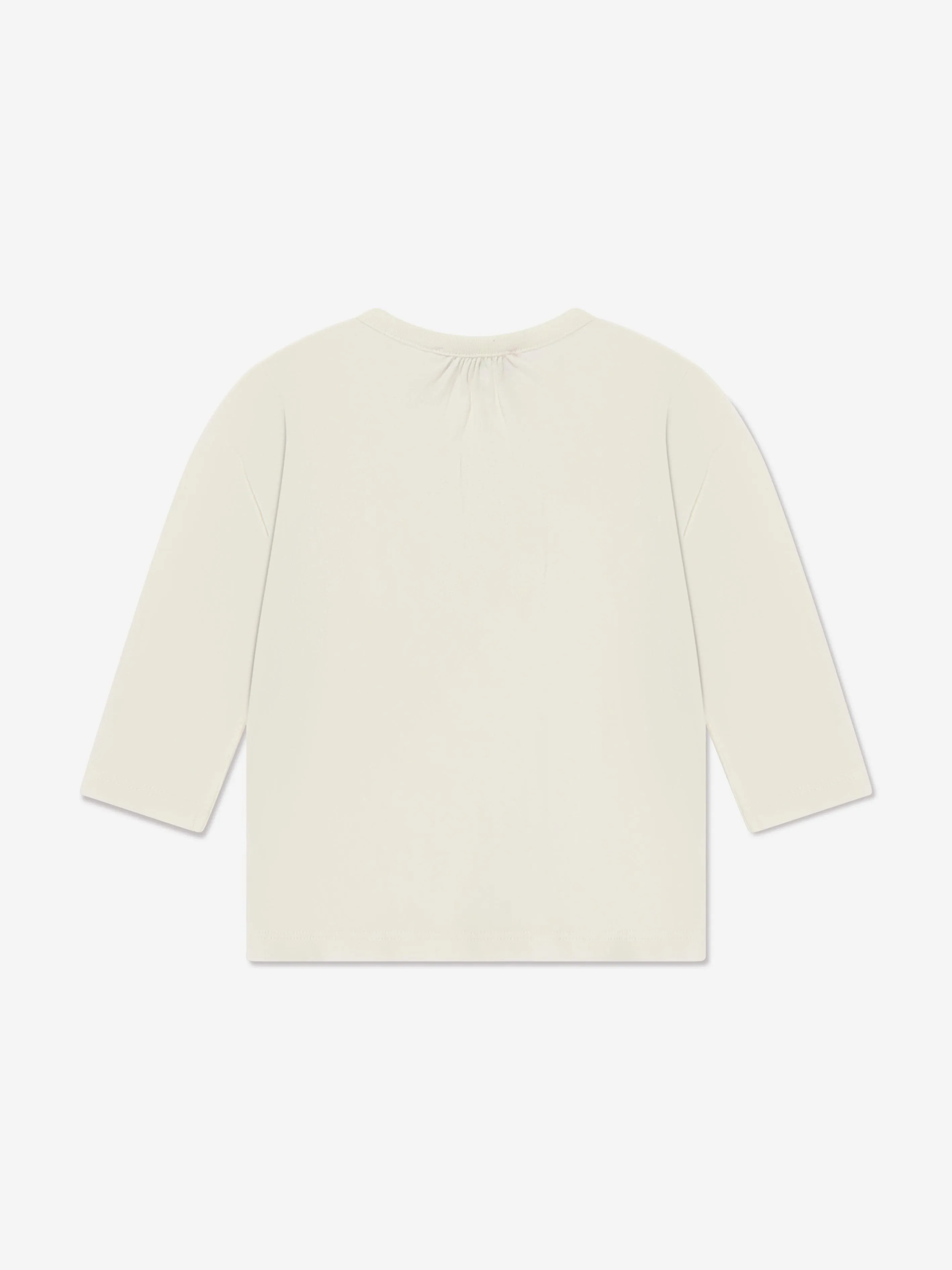 Bonpoint Baby Girls Tahsina Long Sleeve T-Shirt in Ivory