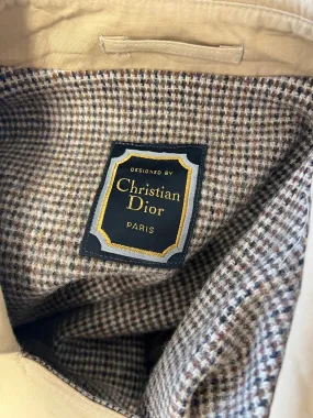 Christian Dior Light Trench Coat Size 42R  ASL5261