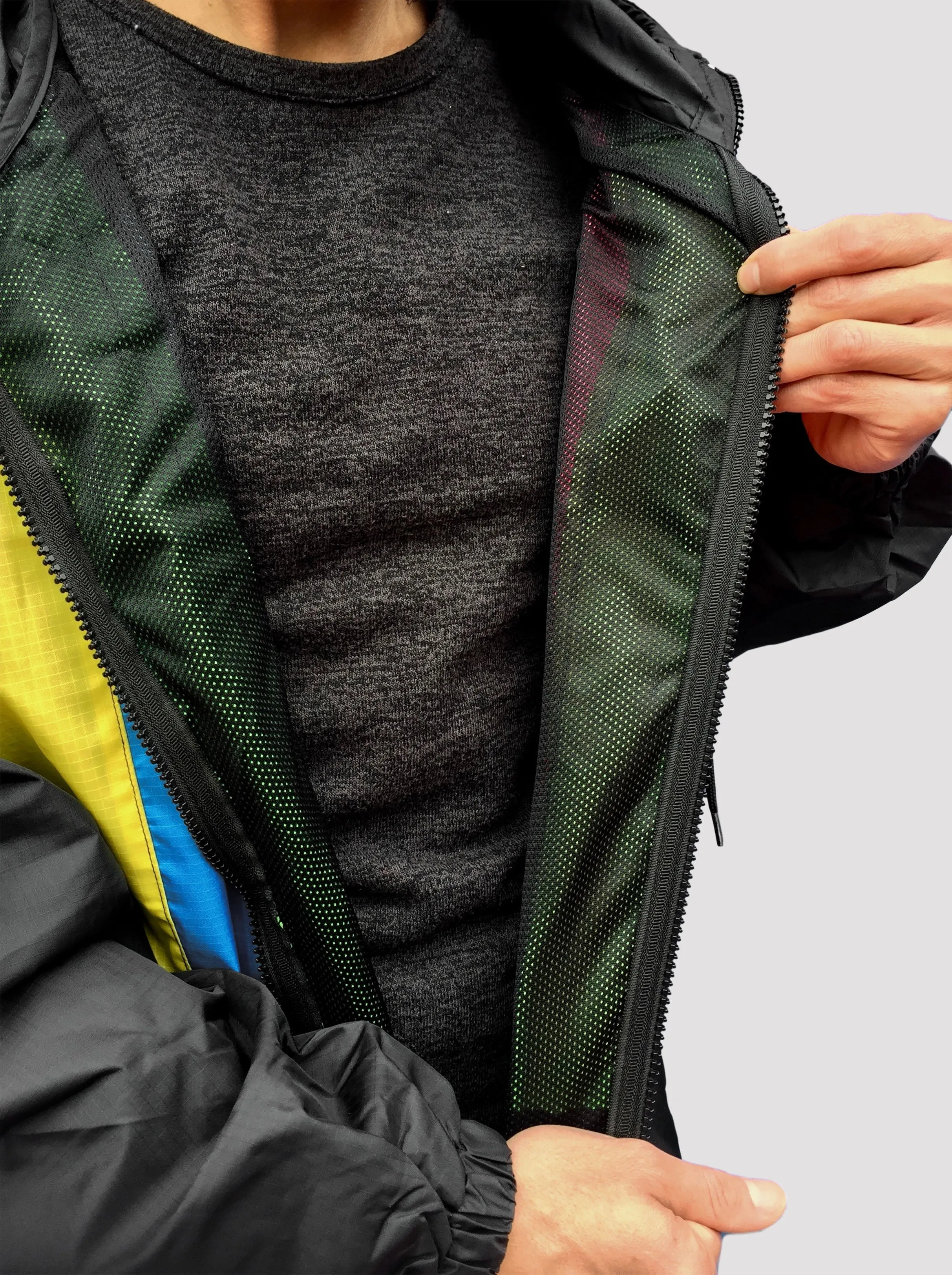 Colour Bar Windbreaker Jacket