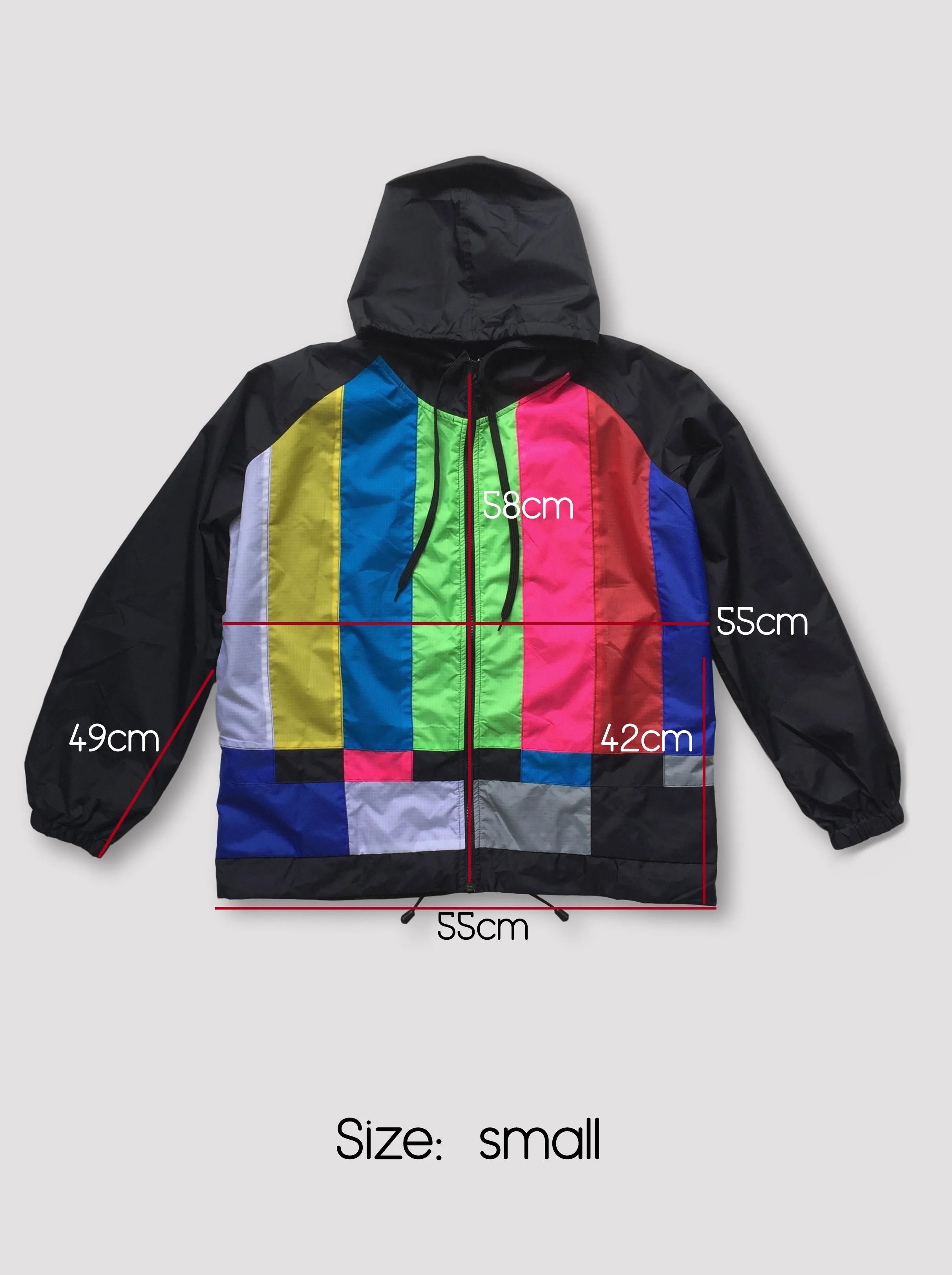 Colour Bar Windbreaker Jacket