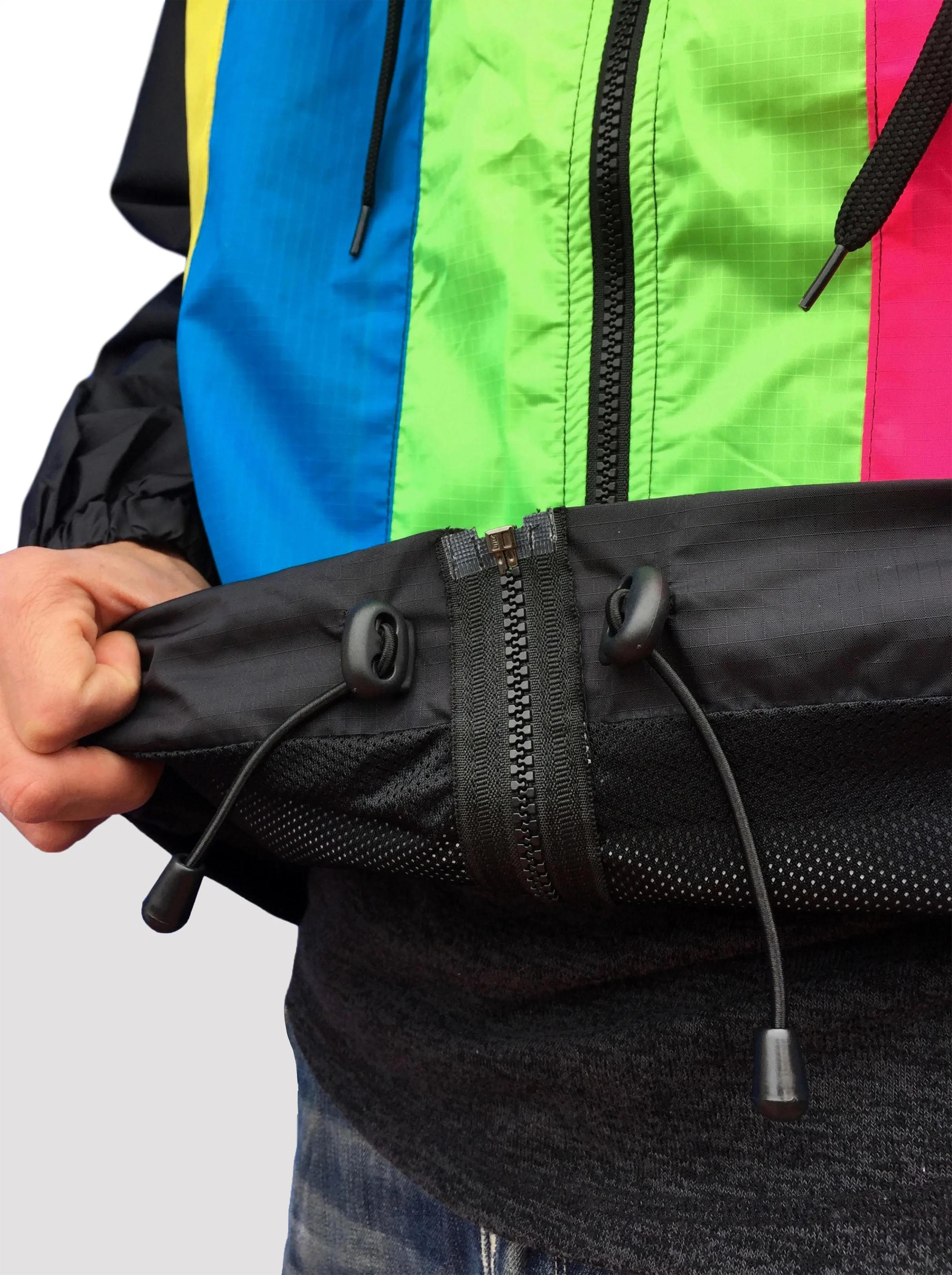 Colour Bar Windbreaker Jacket