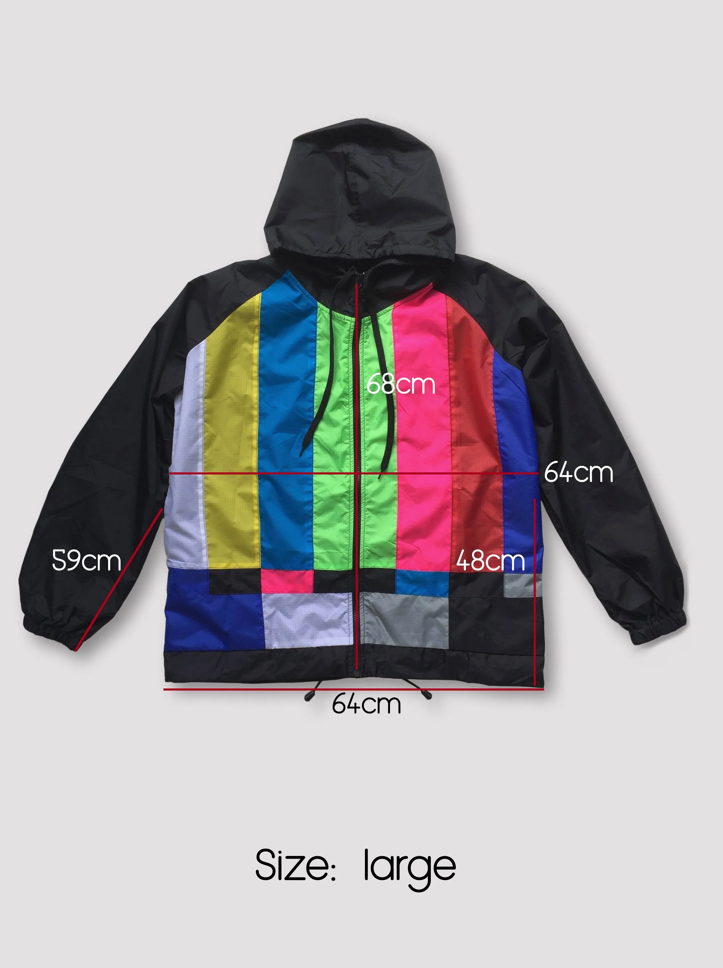 Colour Bar Windbreaker Jacket