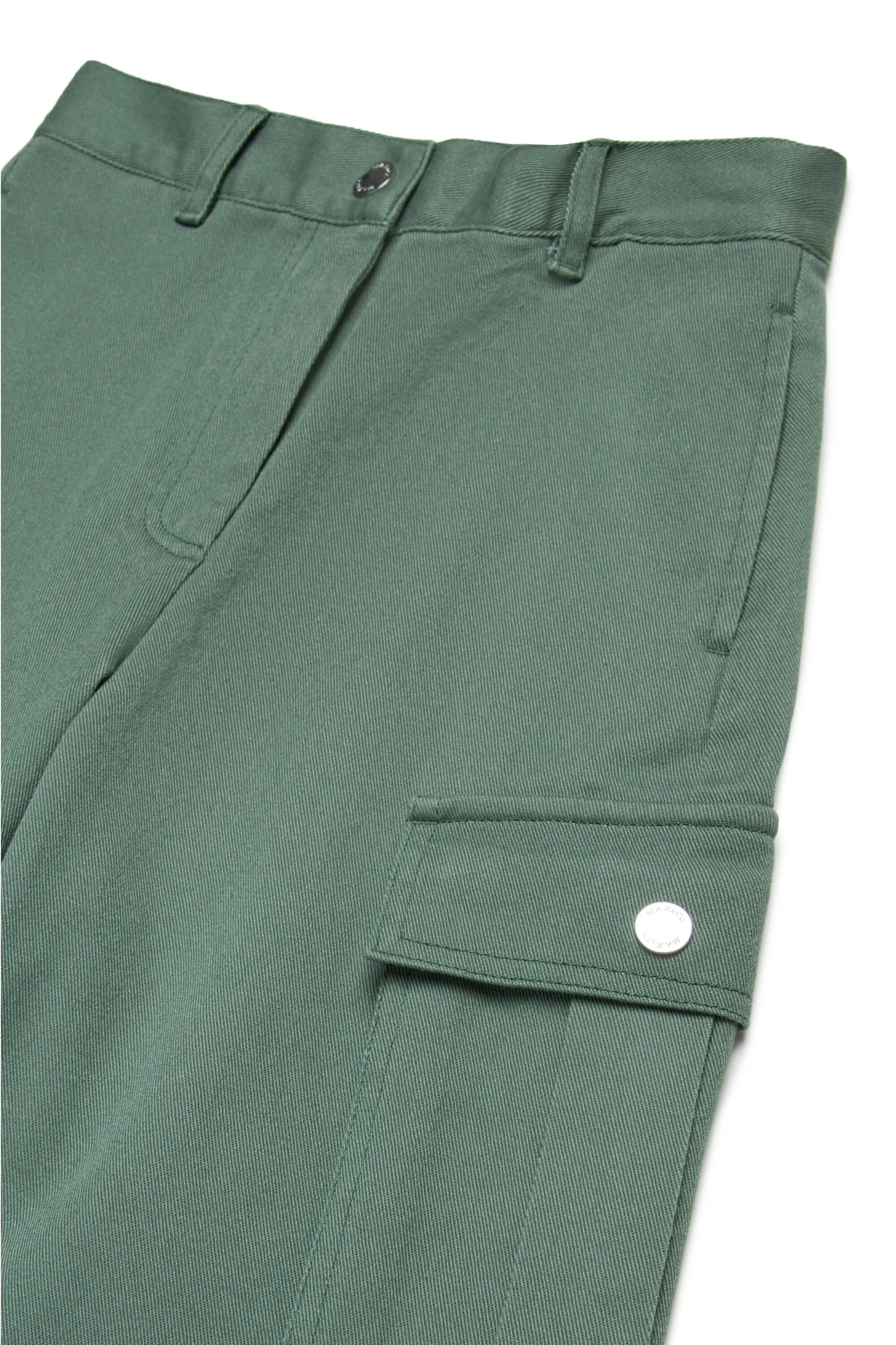 Cotton drill cargo trousers