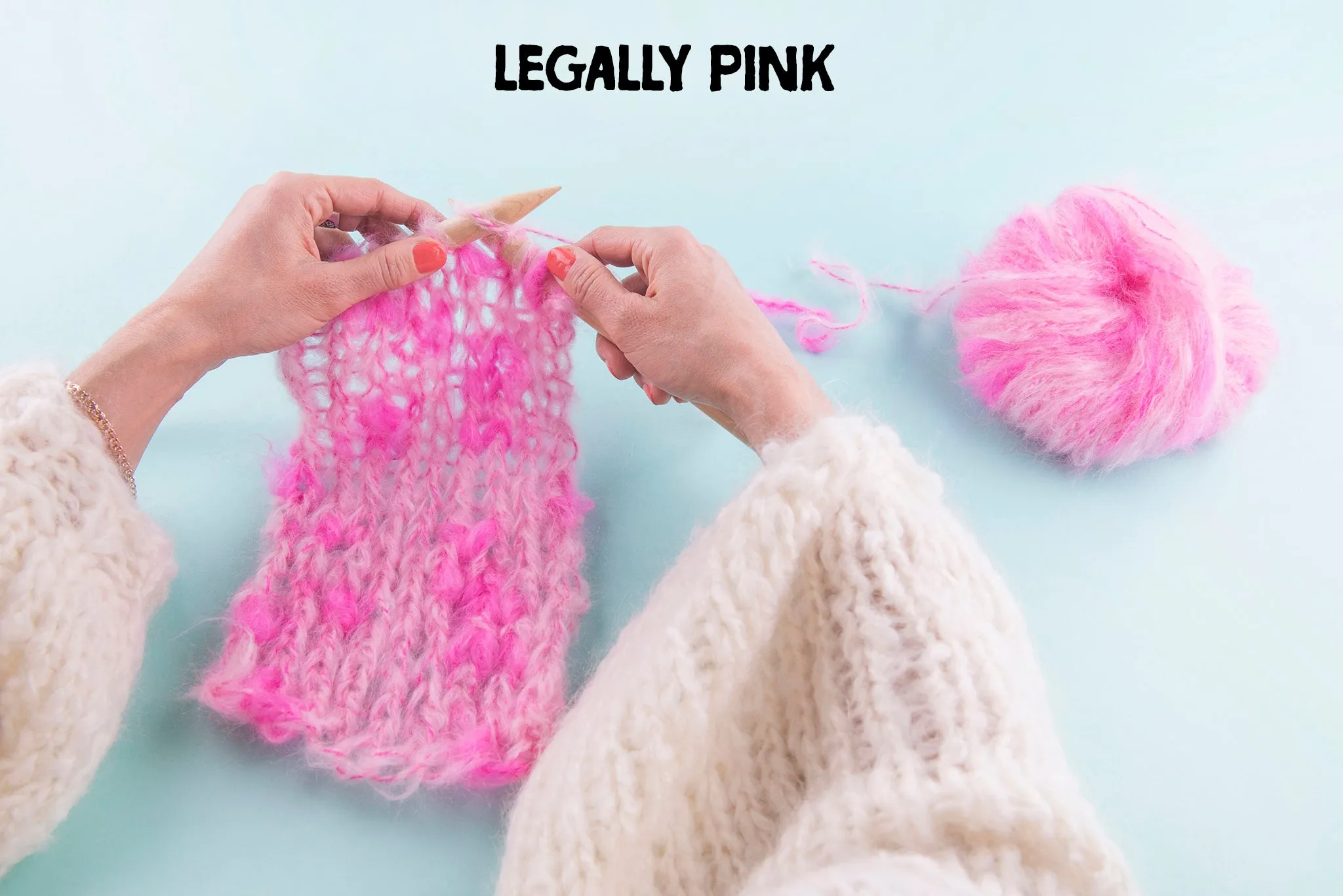 DIY Kit - Shaggy Sweater - Mohair So Soft