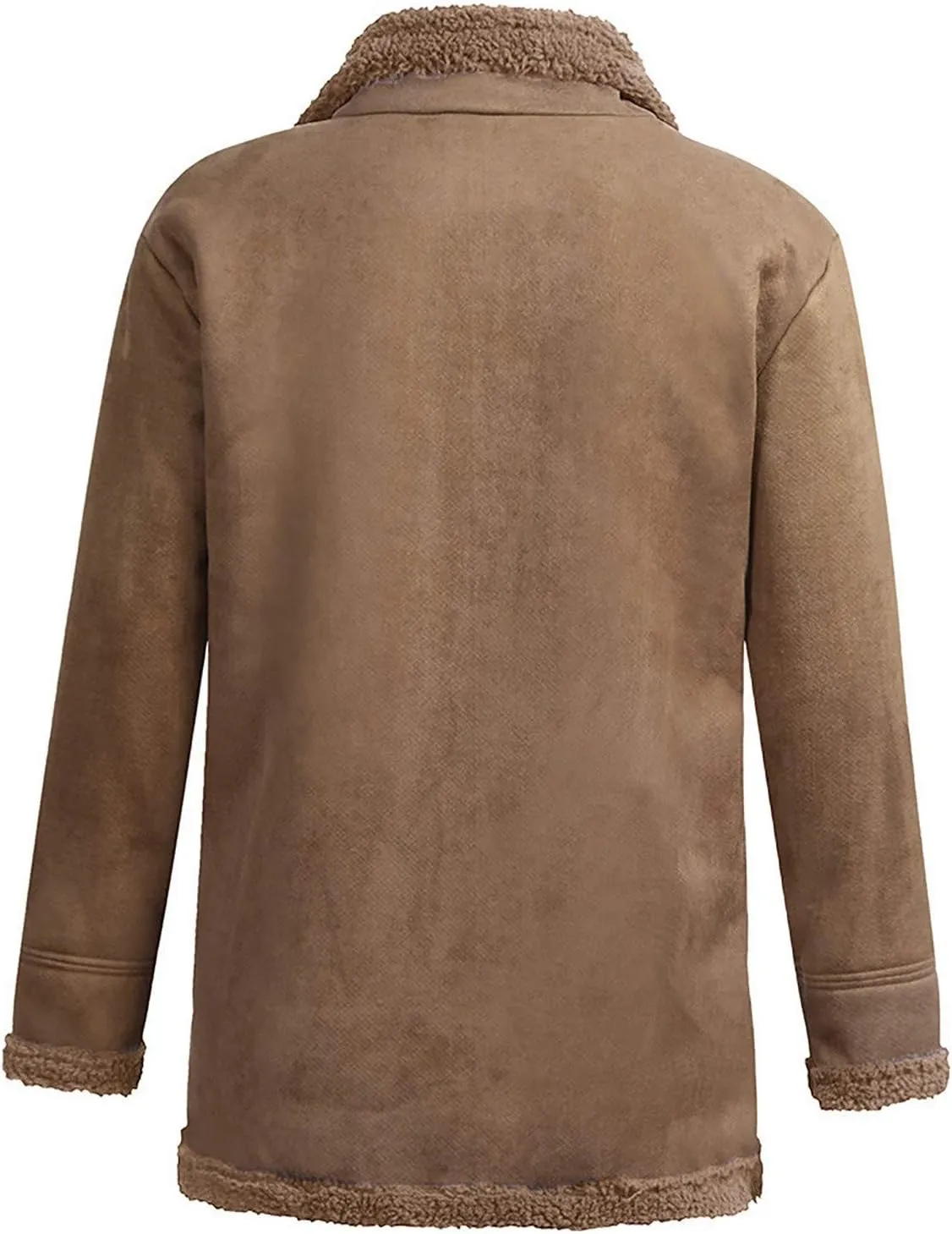 DuDubaby Vintage Jacket for Mens Men's Casual Hoodie Long Sleeve Sweatshirt Jacket Plush Jacket Sweater Top