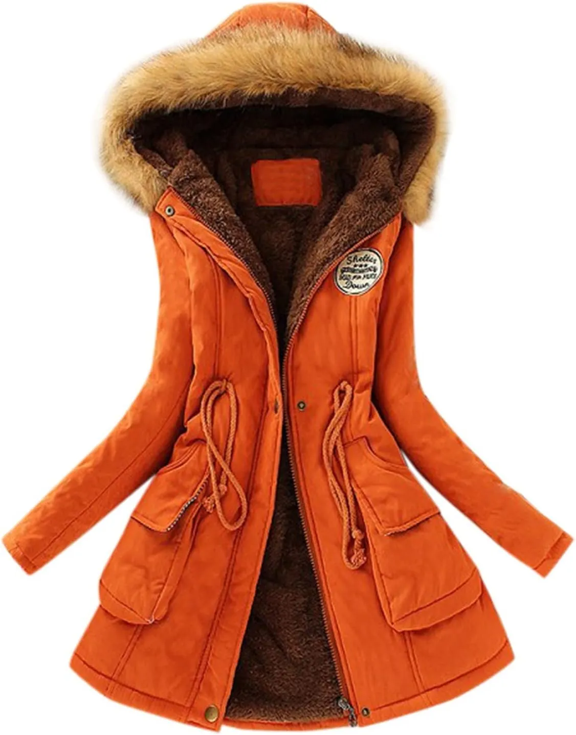 ECKHARDT Long Woolen Jacket for Ladies Grey Winter Coats Long Wool Winter Coat Knee Length Winter Coats Plaid Jacket Womens Winter Down Jackets Navy Fur Jacket Light Puffer Jacket Green Fur Coat