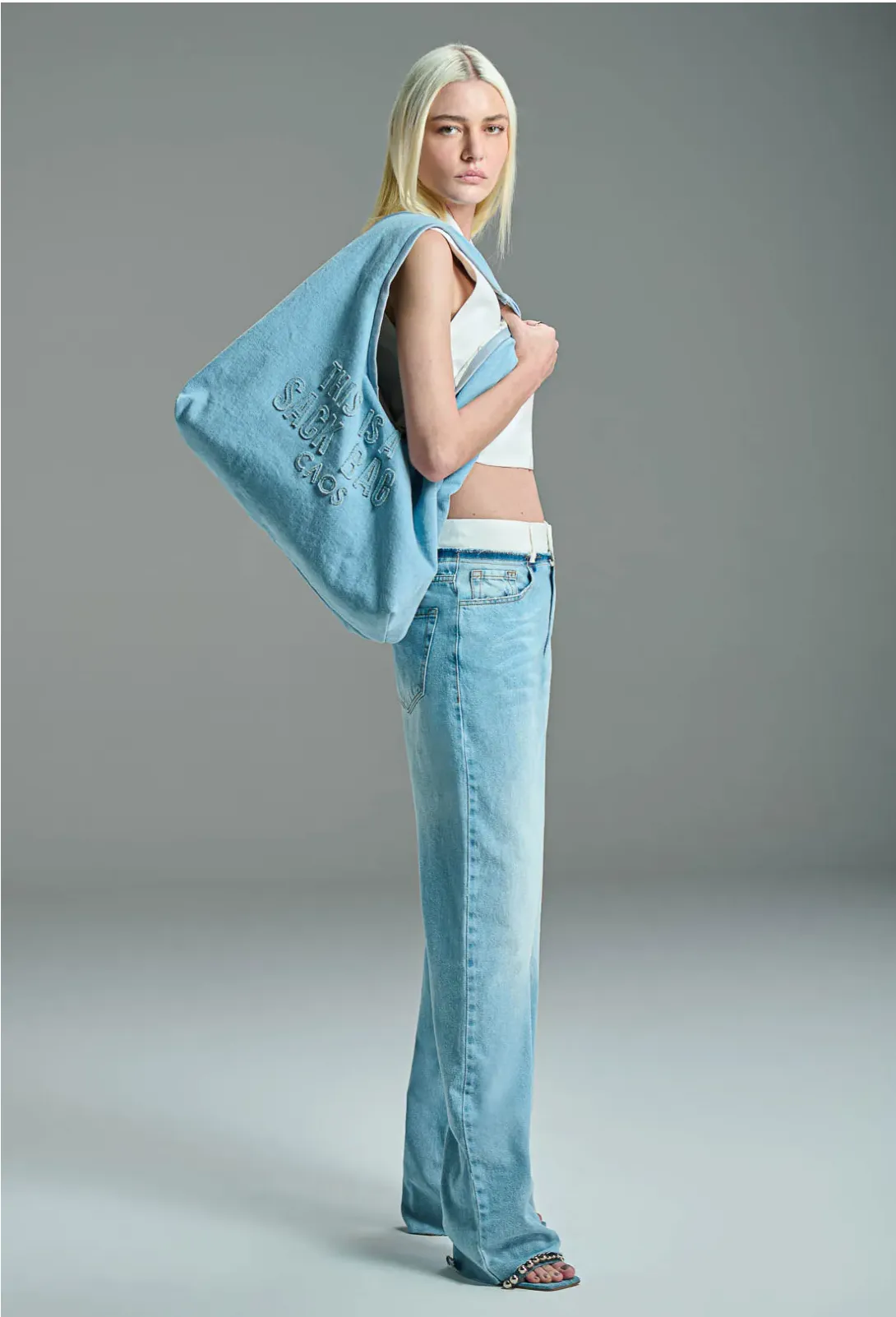 Flare Jeans Tailored Waistband