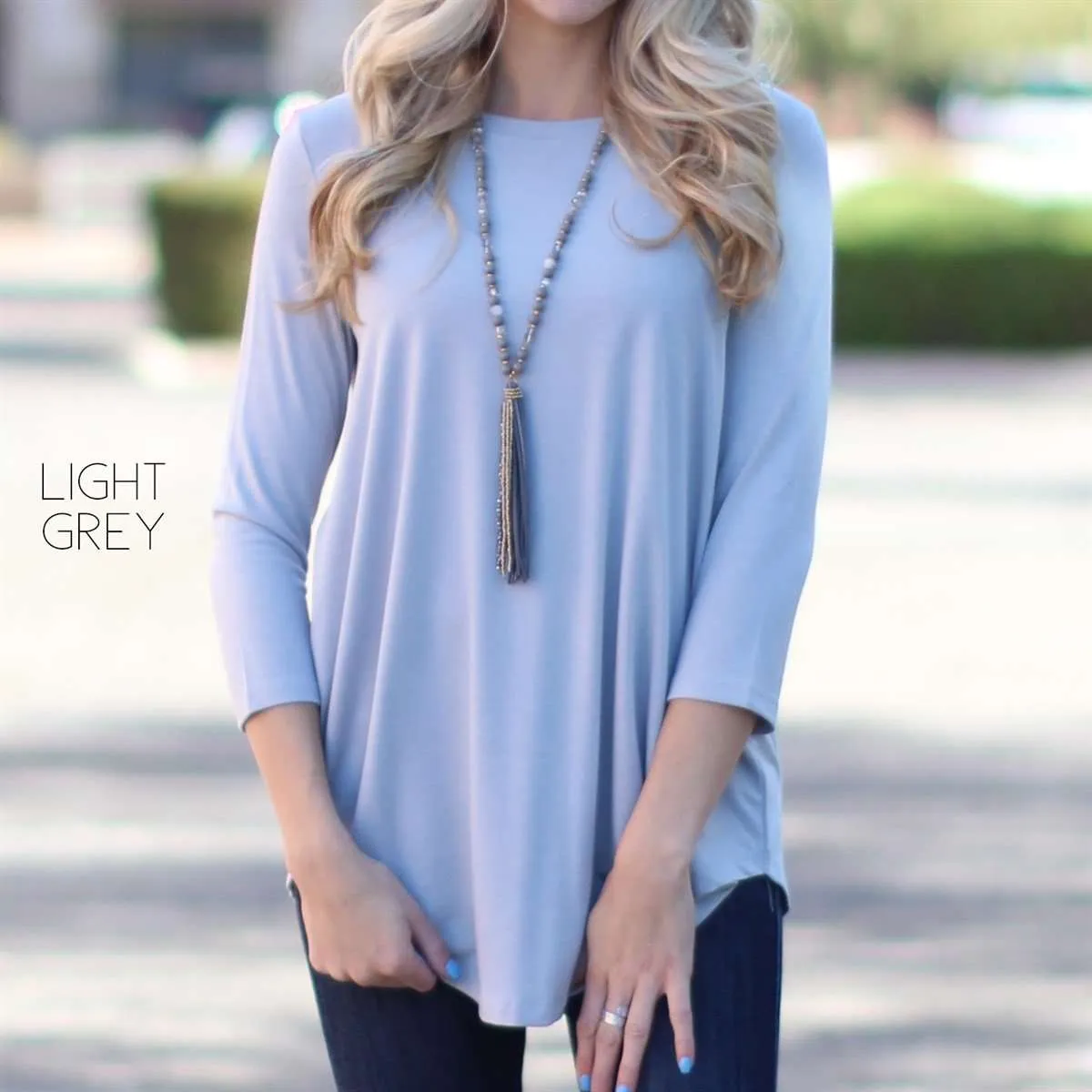 Flowy 3/4 Sleeve Top | S