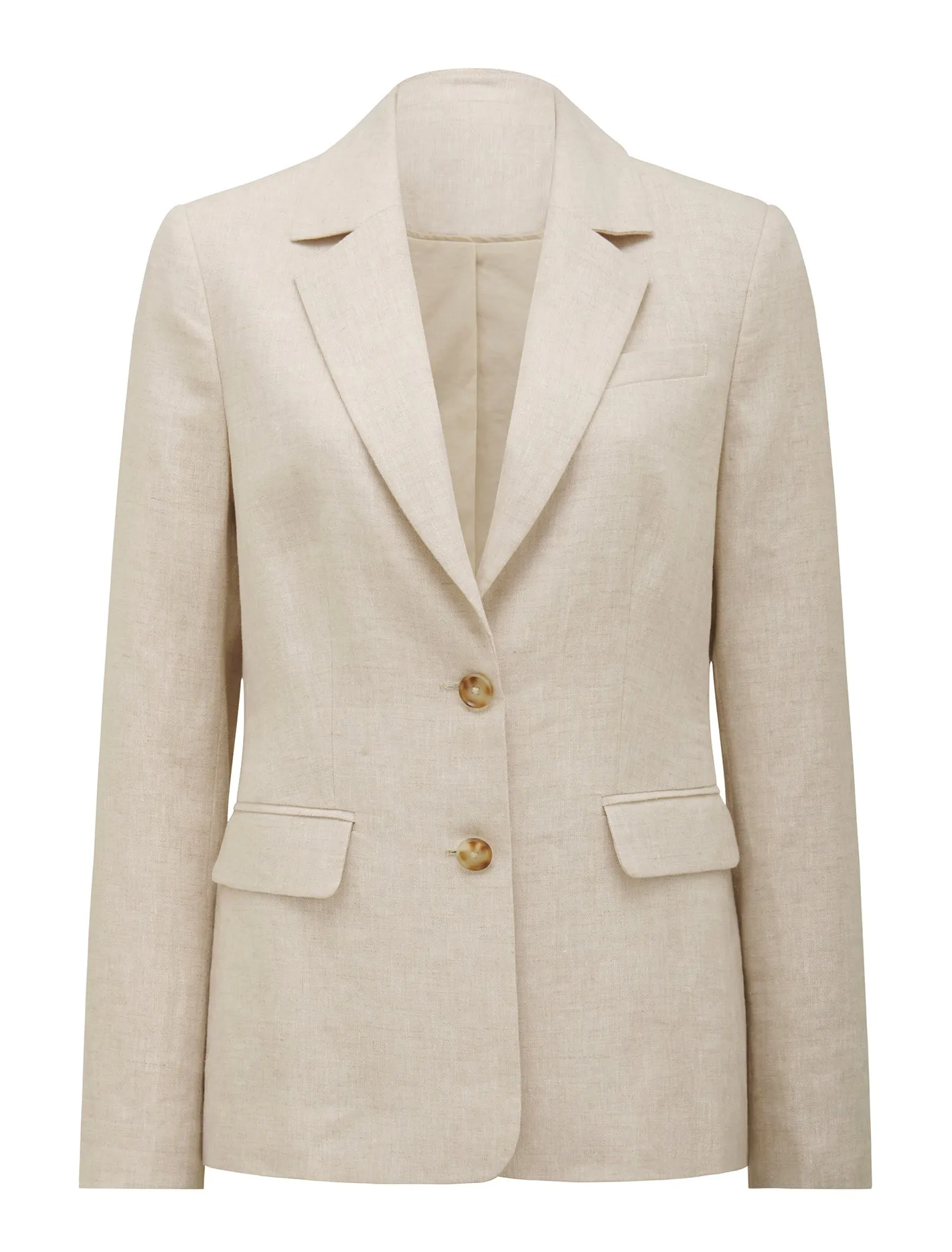 Laura Two Button Linen Blazer