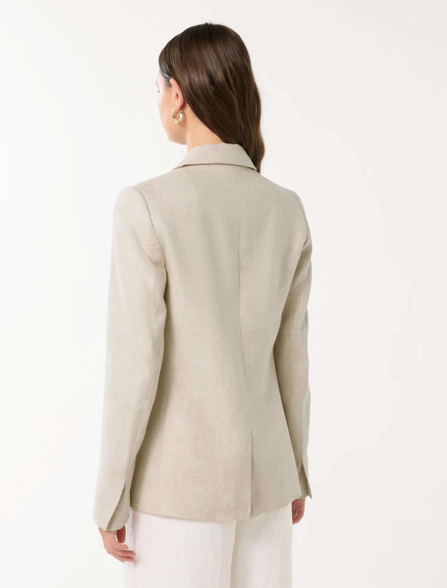 Laura Two Button Linen Blazer