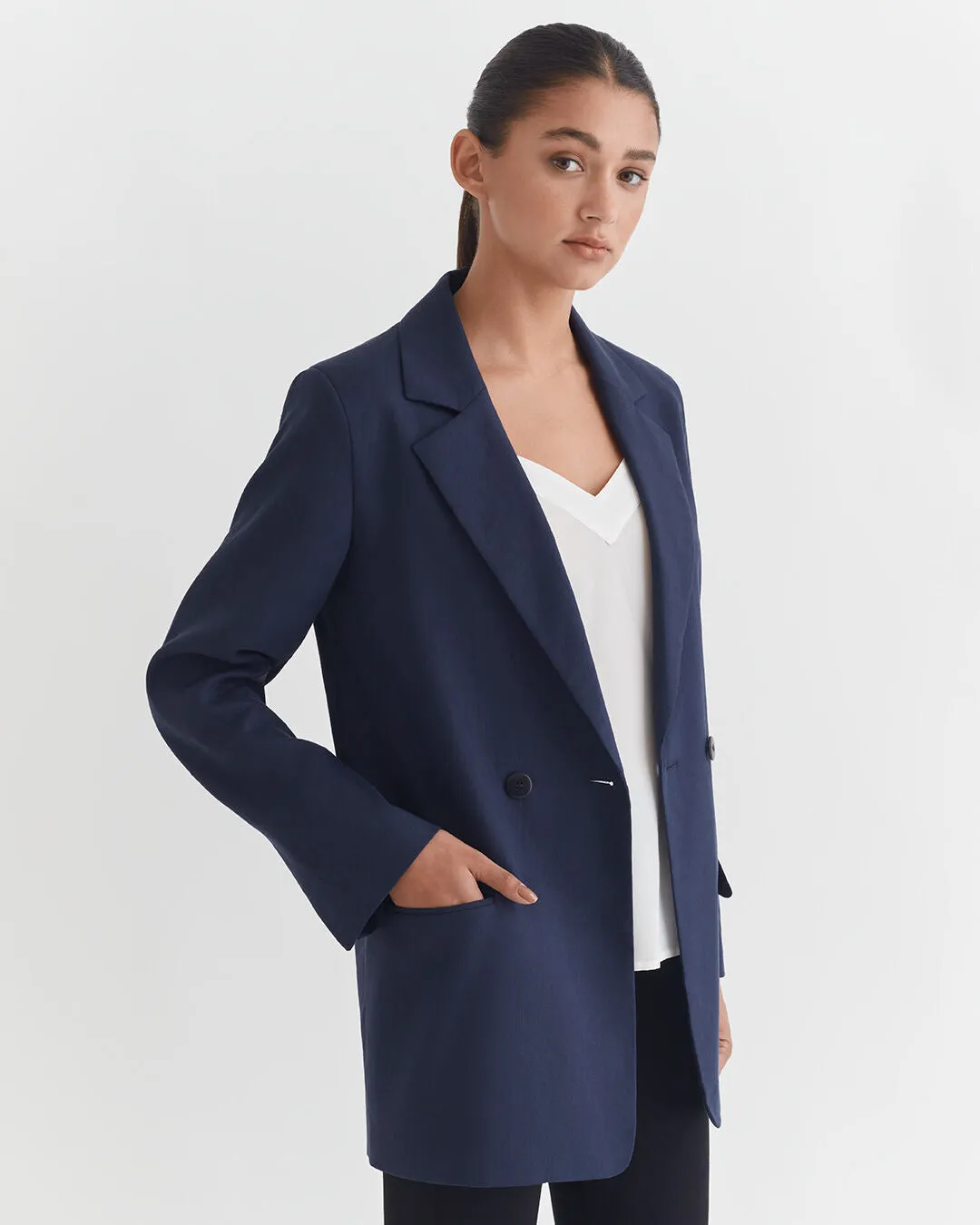 Linen Relaxed Blazer