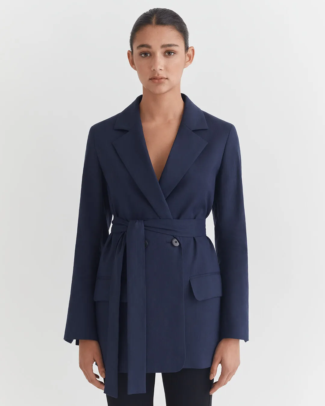 Linen Relaxed Blazer