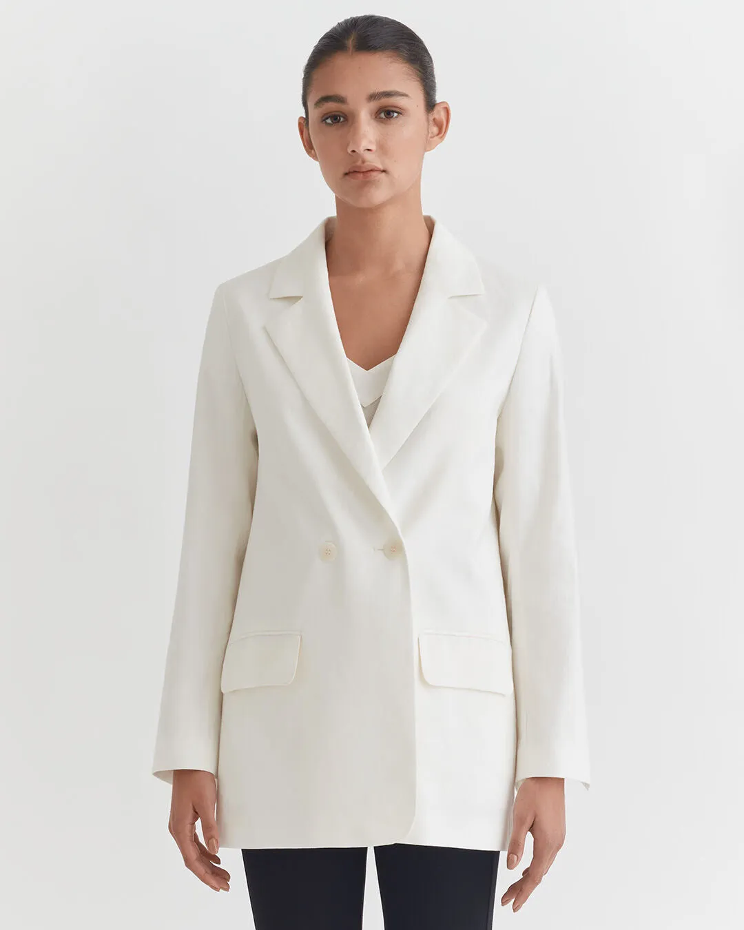 Linen Relaxed Blazer
