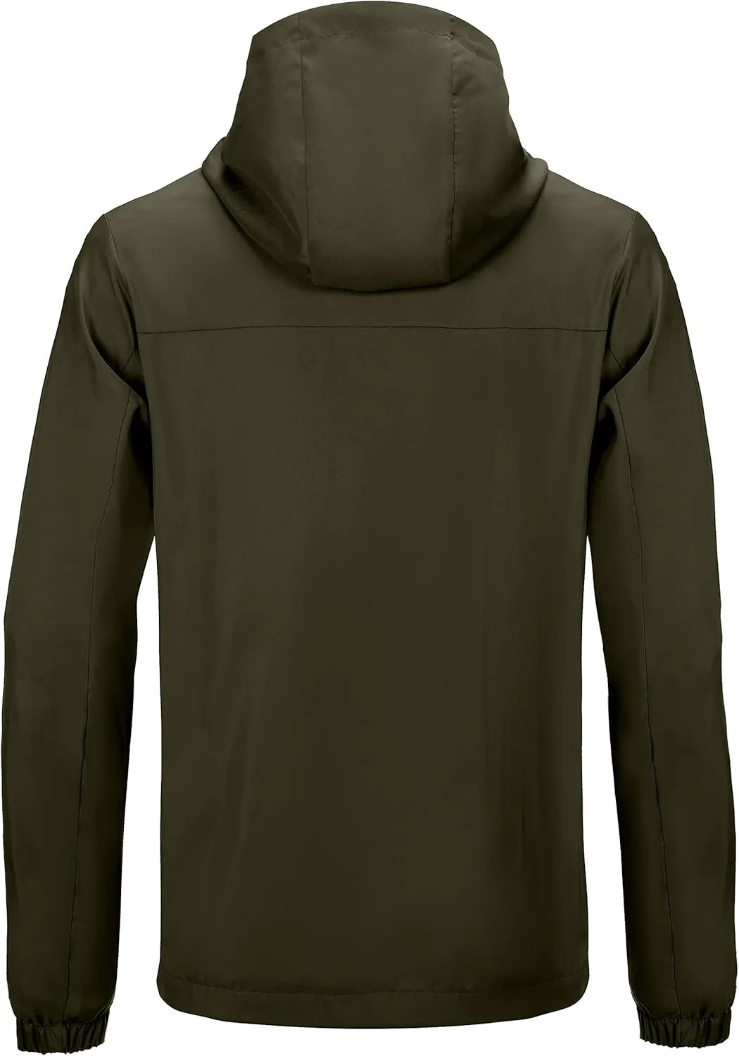 Little Donkey Andy Men’s Lightweight Breathable Windbreaker Golf Jacket UPF50  Windproof Outdoor Running Coat