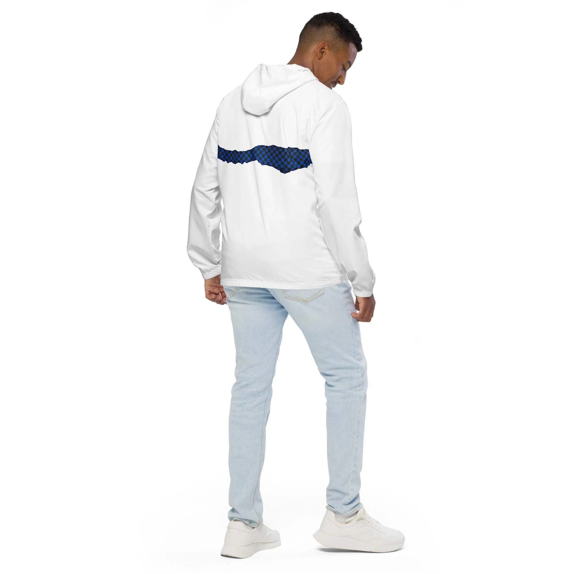 McEnroe Blue Check Windbreaker