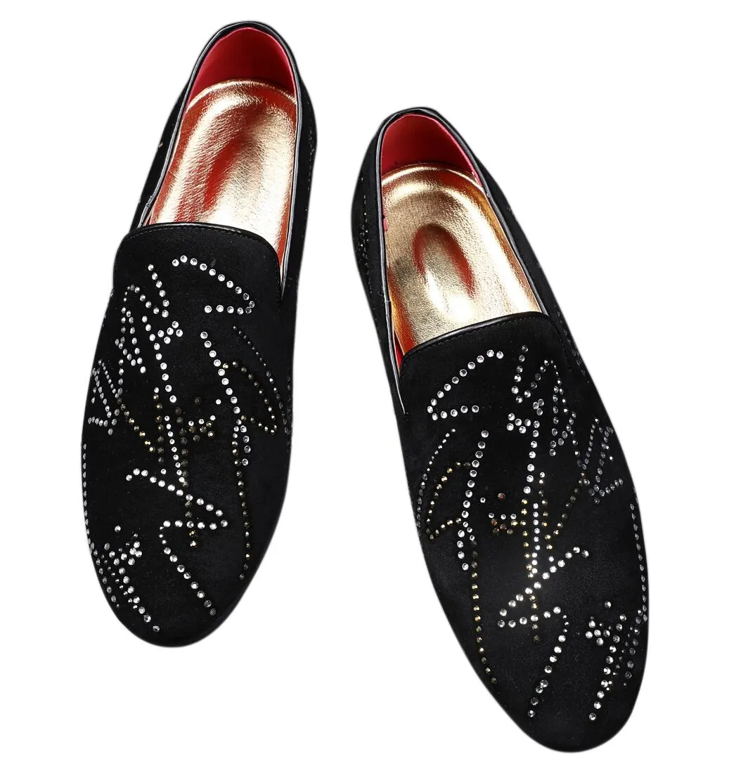 Men's Gemstones Smoking Loafers