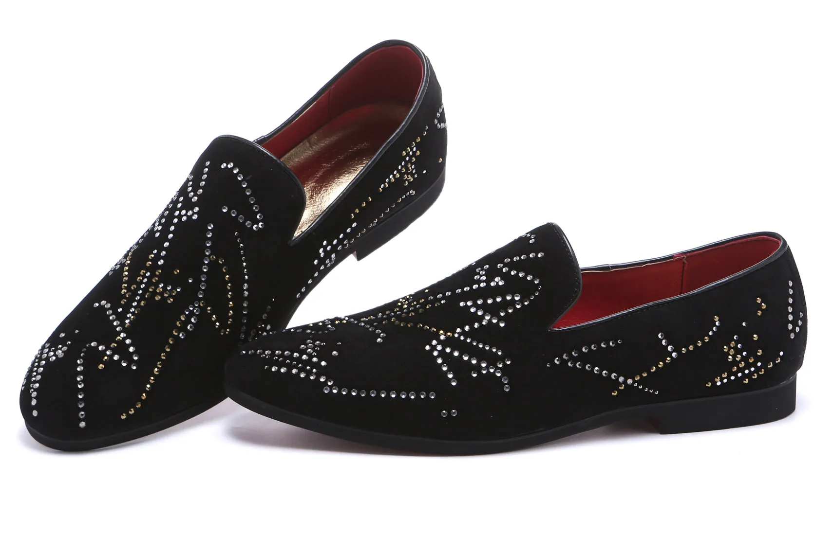 Men's Gemstones Smoking Loafers