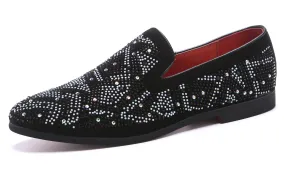 Men's Gemstones Smoking Loafers