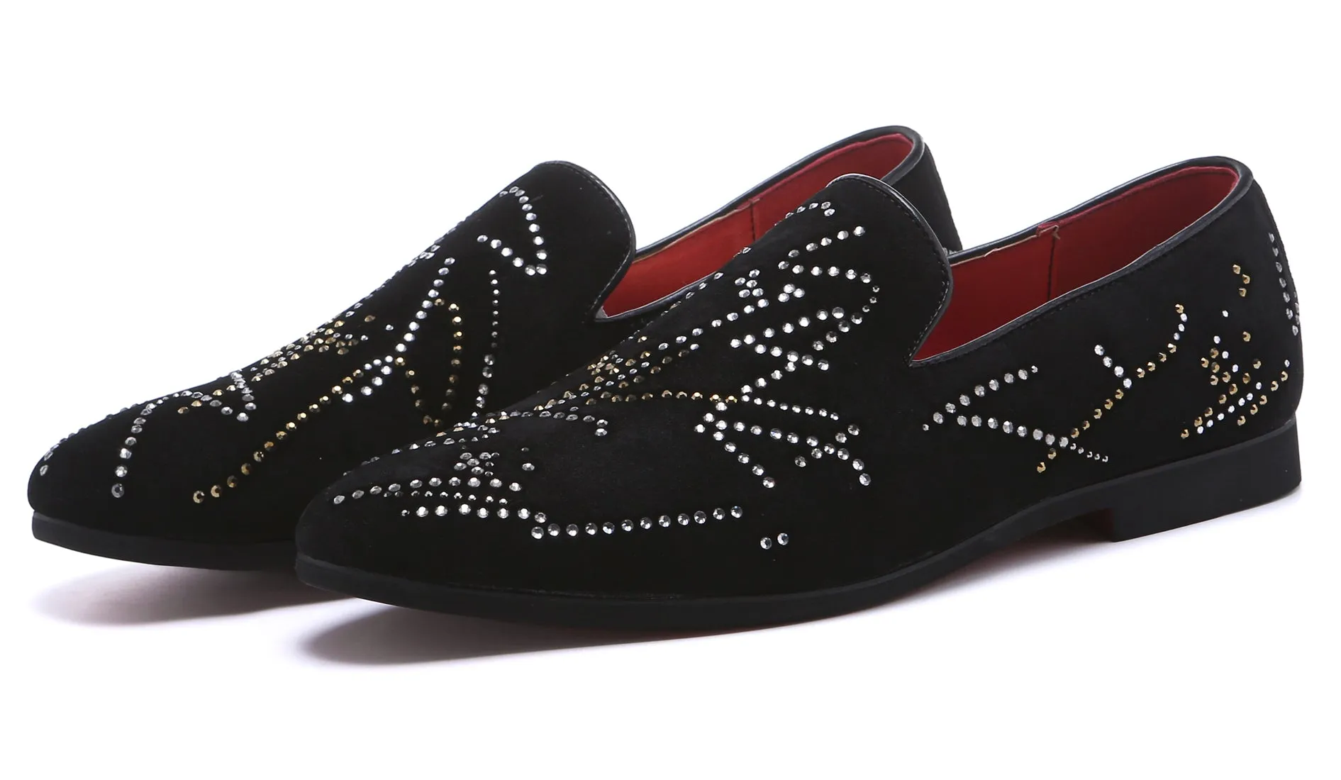 Men's Gemstones Smoking Loafers