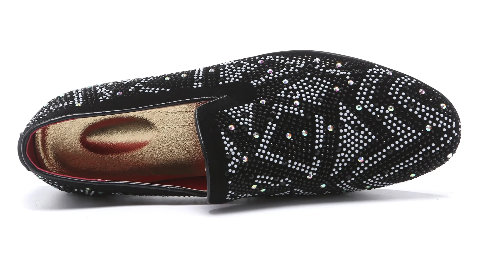 Men's Gemstones Smoking Loafers