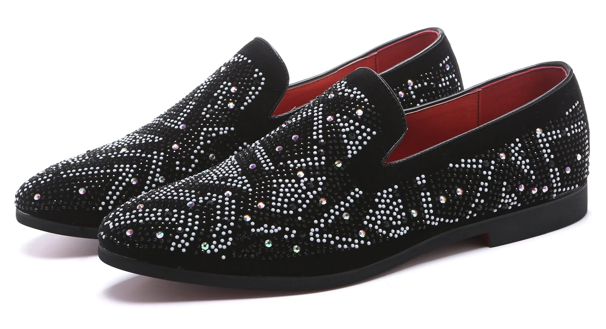 Men's Gemstones Smoking Loafers