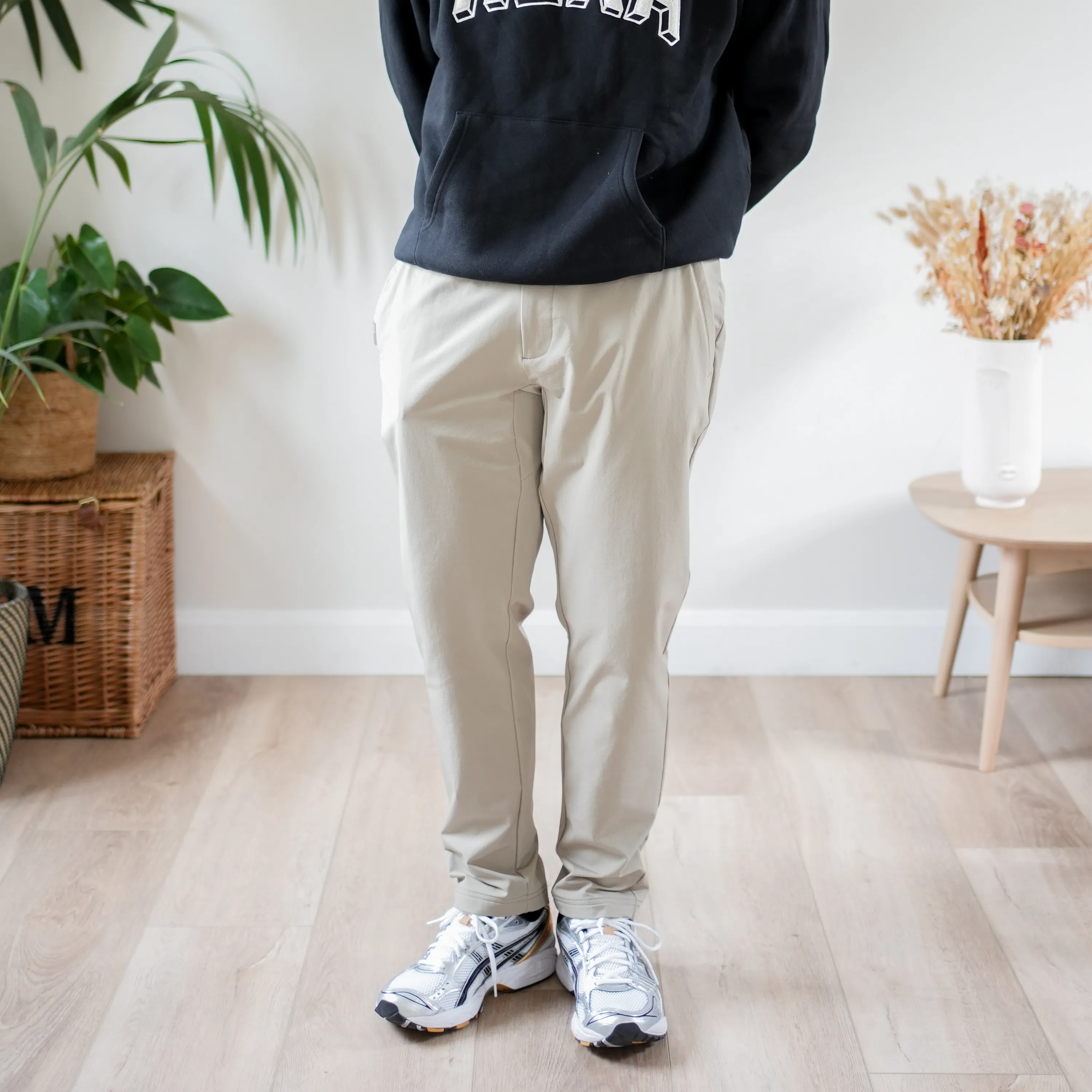 Mens Refined Tech Trouser - Grey Green
