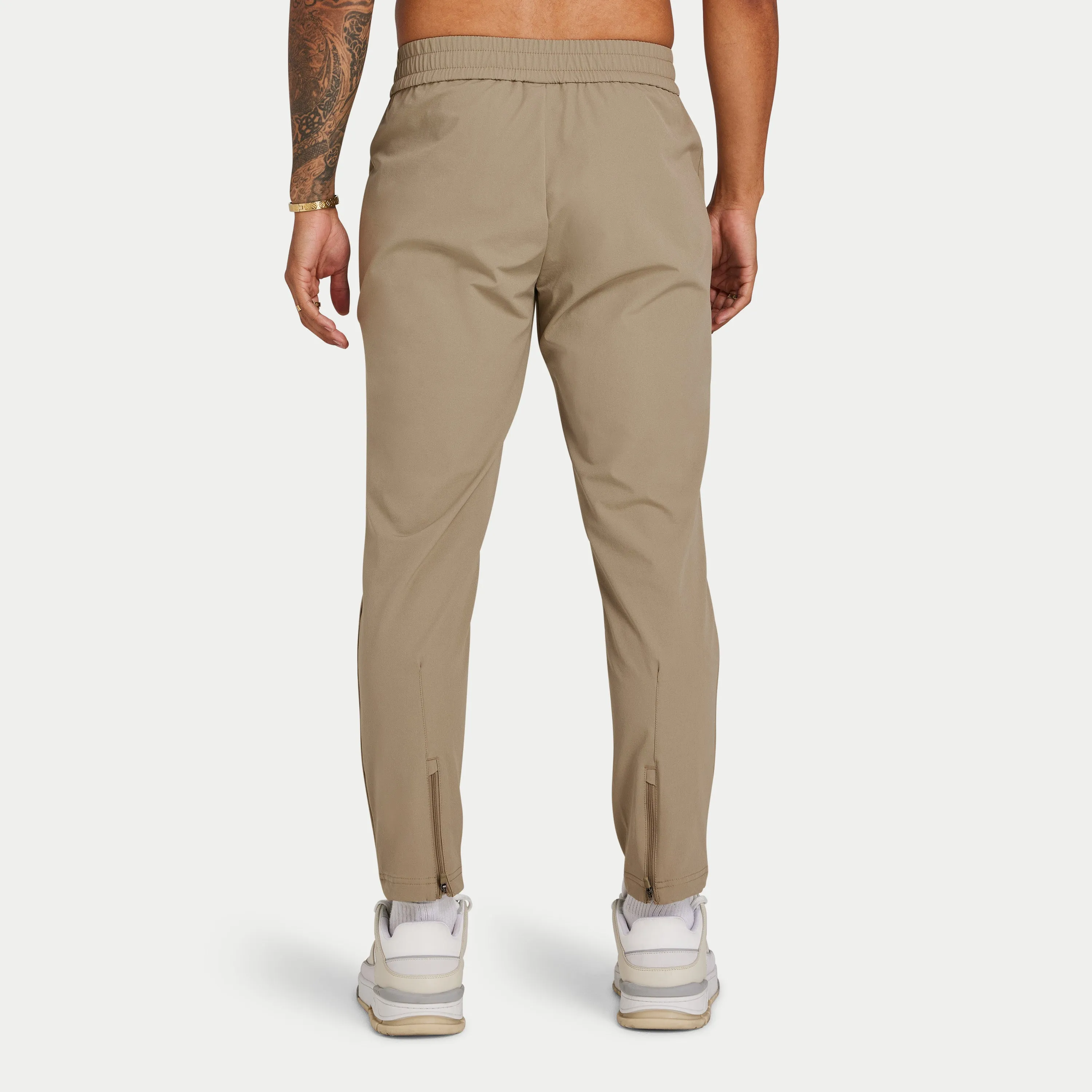 Mens Refined Tech Trouser - Grey Green