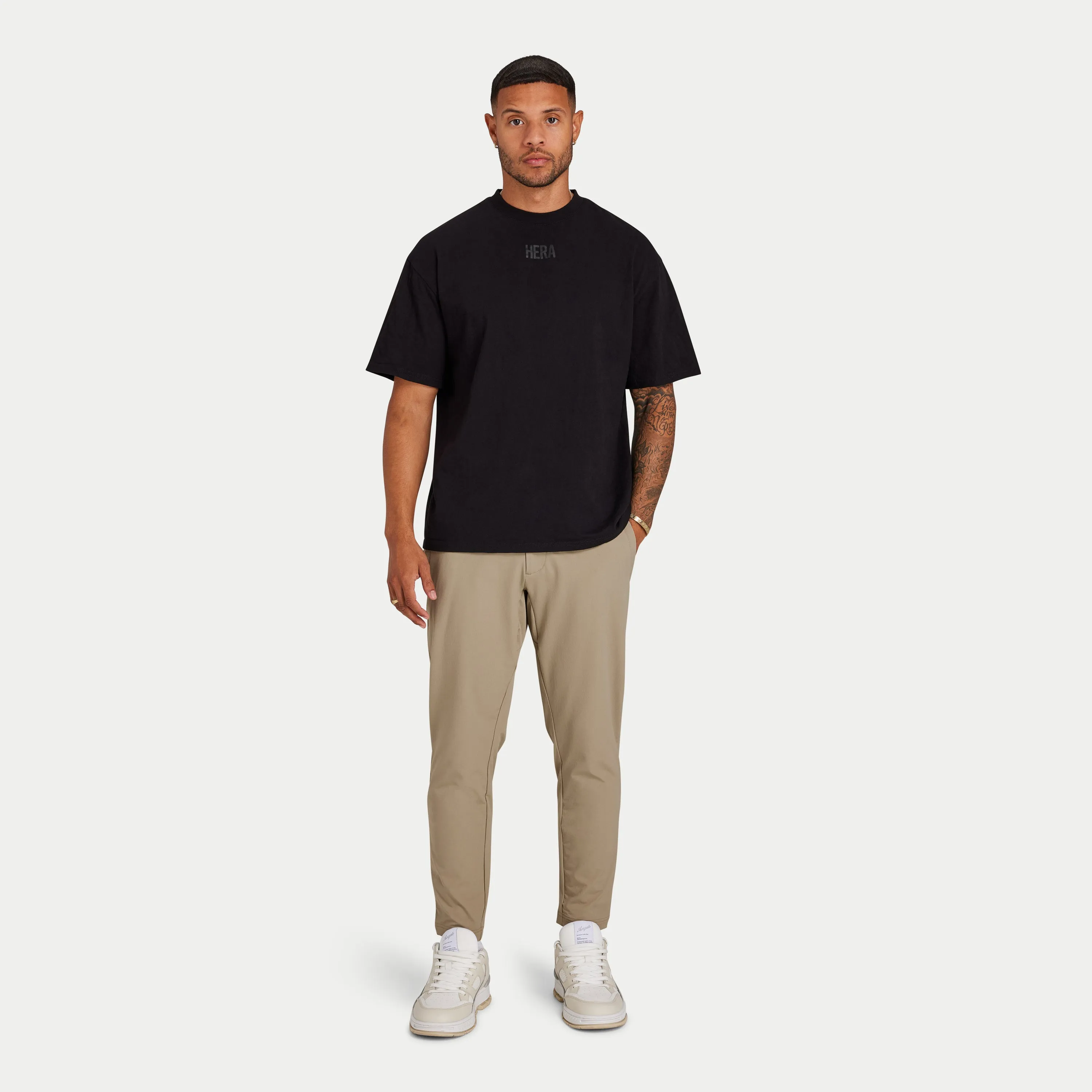 Mens Refined Tech Trouser - Grey Green