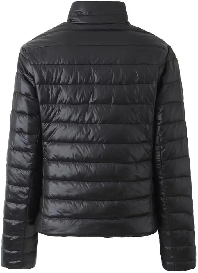 Mmoneyake Women Puffer Jacket Ultra Light Weight Short Down Jacket Insulated Quilted Warm Lightweight Winter Coat Outerwear