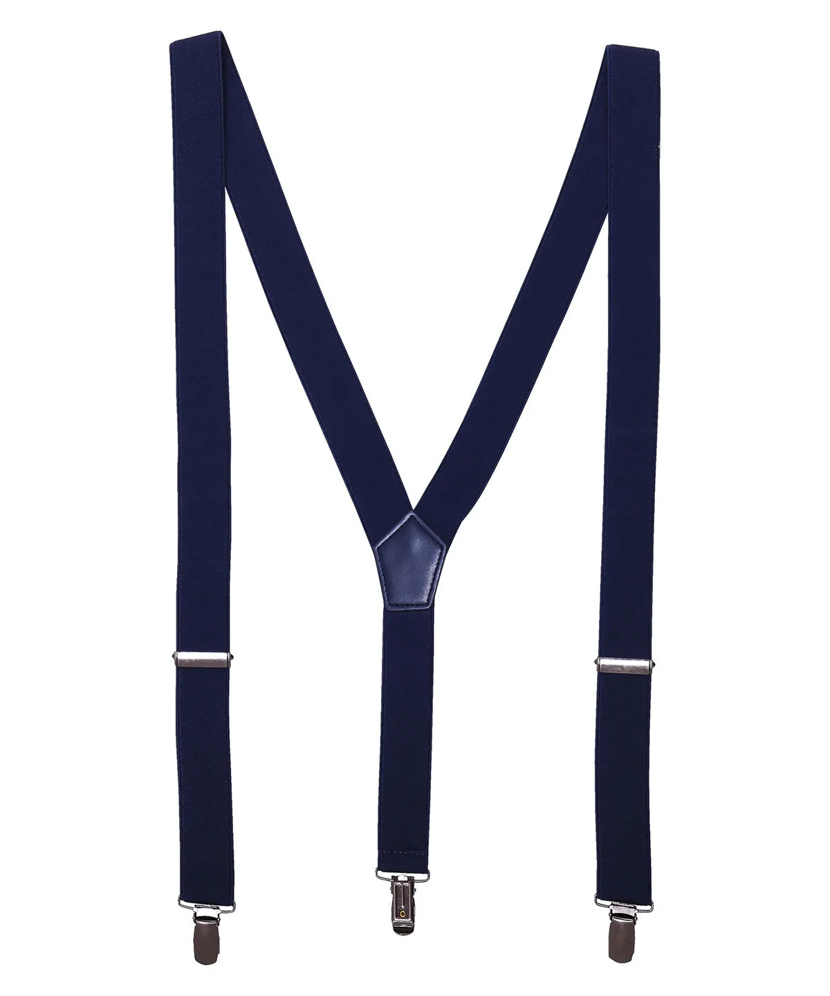 Navy - Clip-on trouser braces