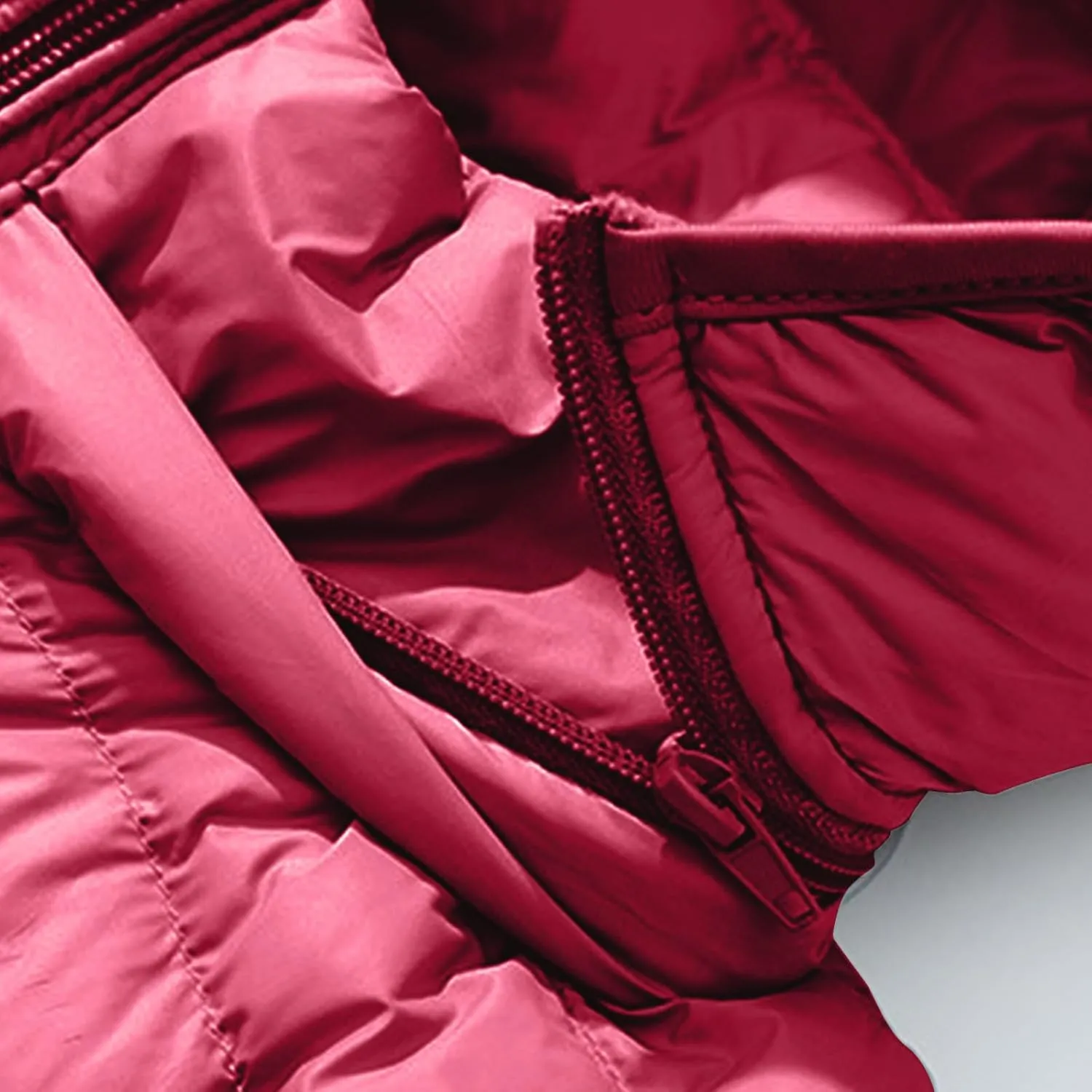 Quilted Jacket Womens With Detachable Hood 2024 Ultra Light Weight Zipper Long Sleeve Down Coat Winter Puffer Jackets