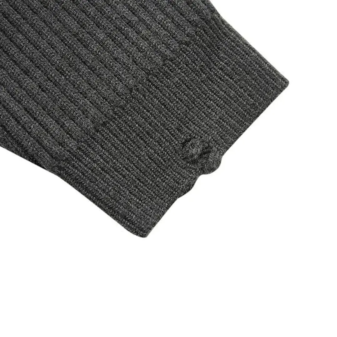 Ribbed Hooded Sweater
