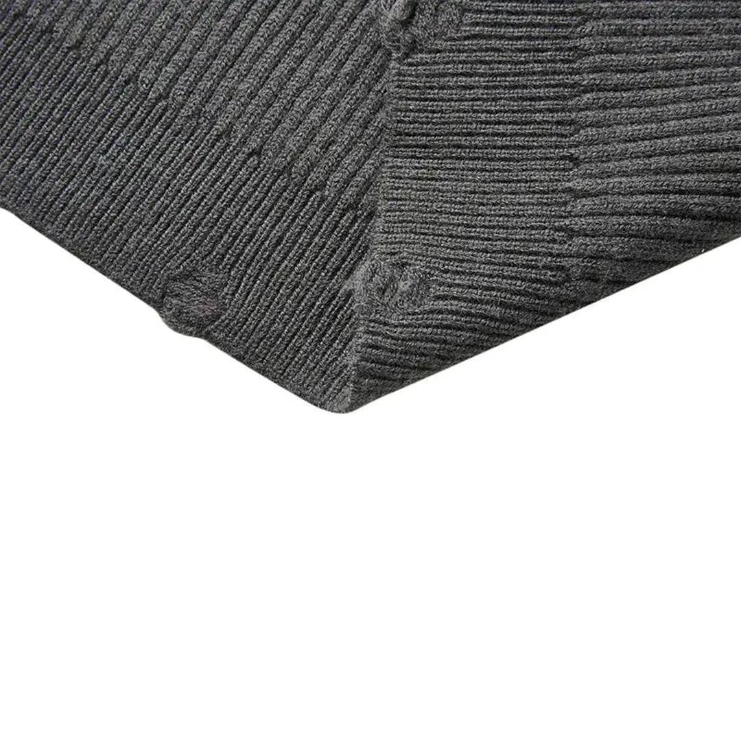 Ribbed Hooded Sweater