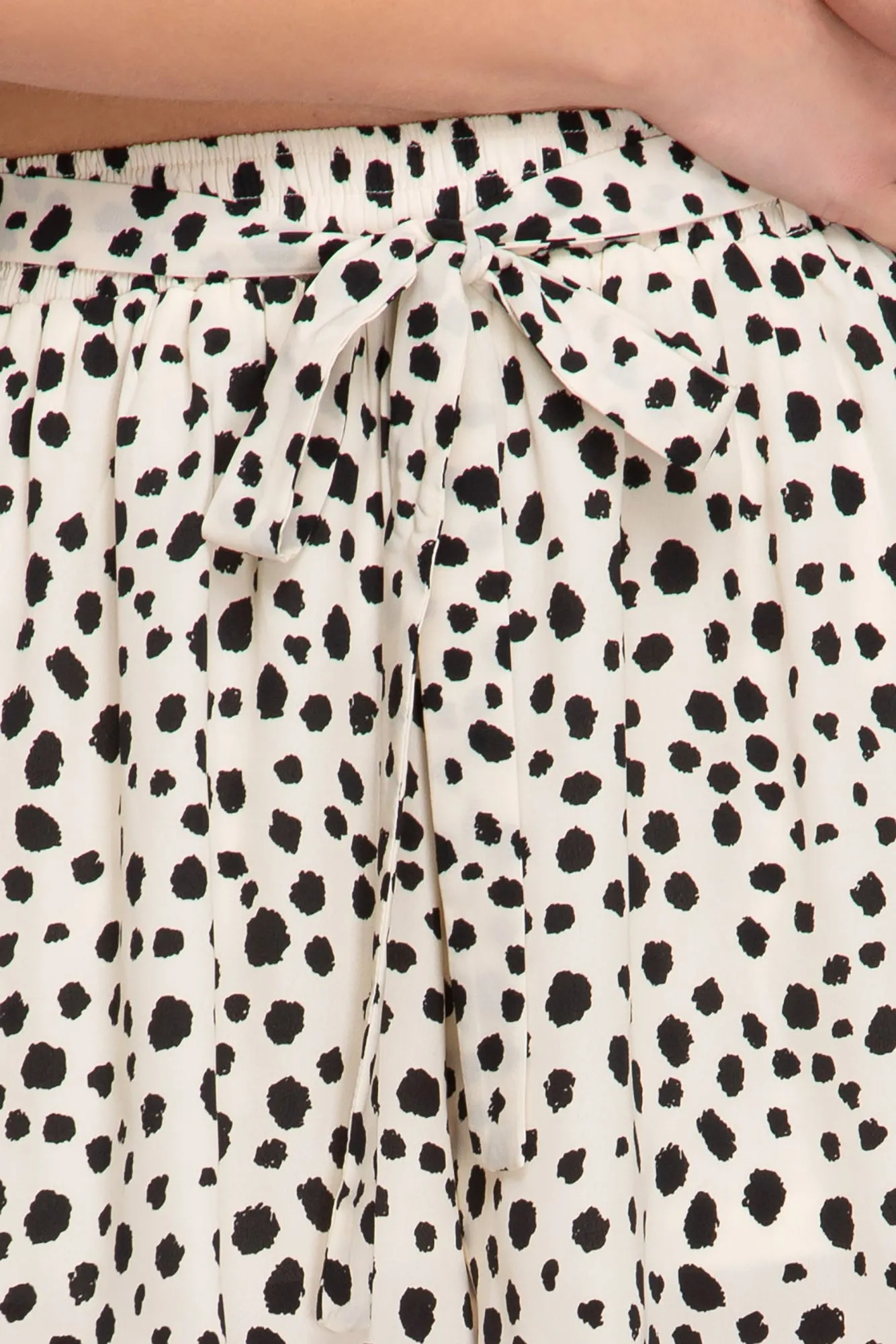 Sasha Elastic Animal Print Shorts