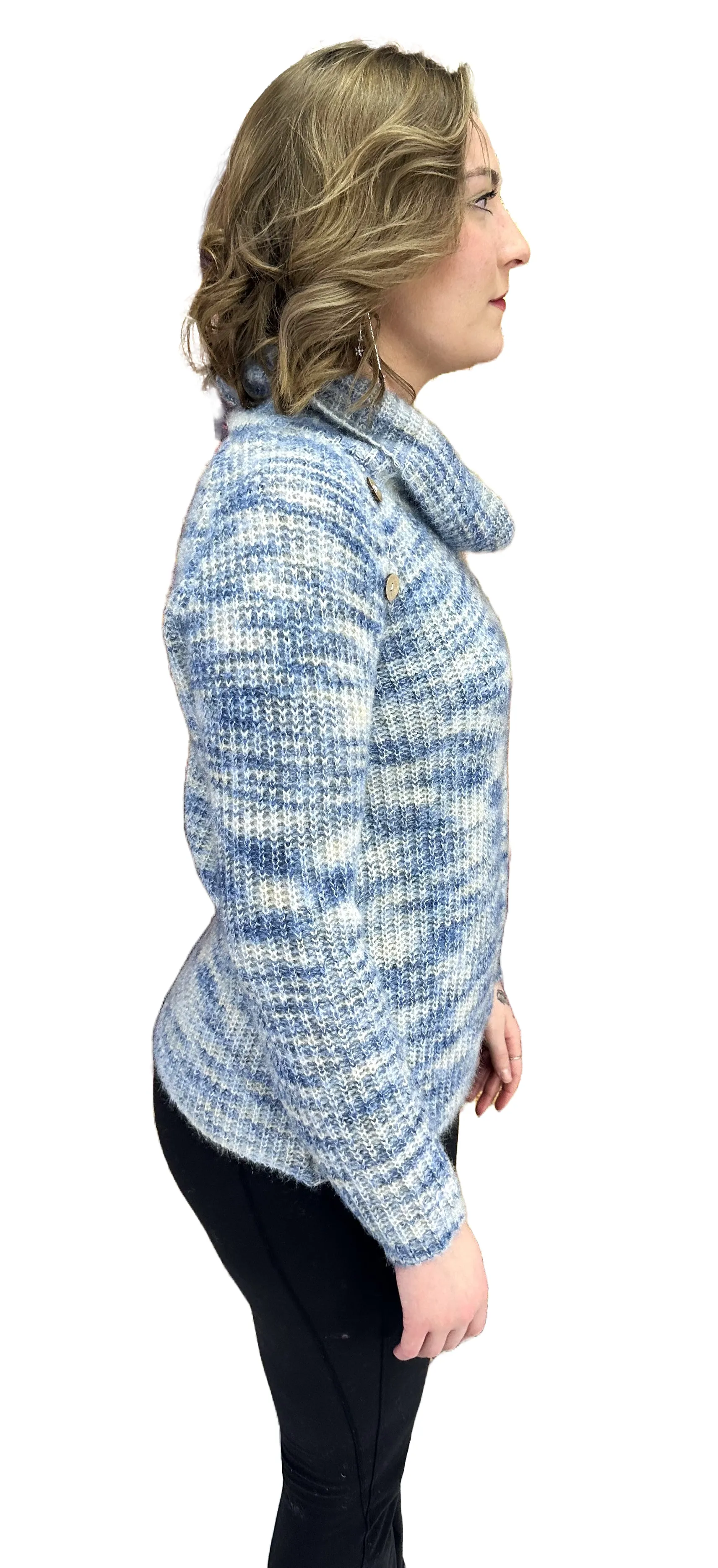 Soft Cowl Neck Sweater